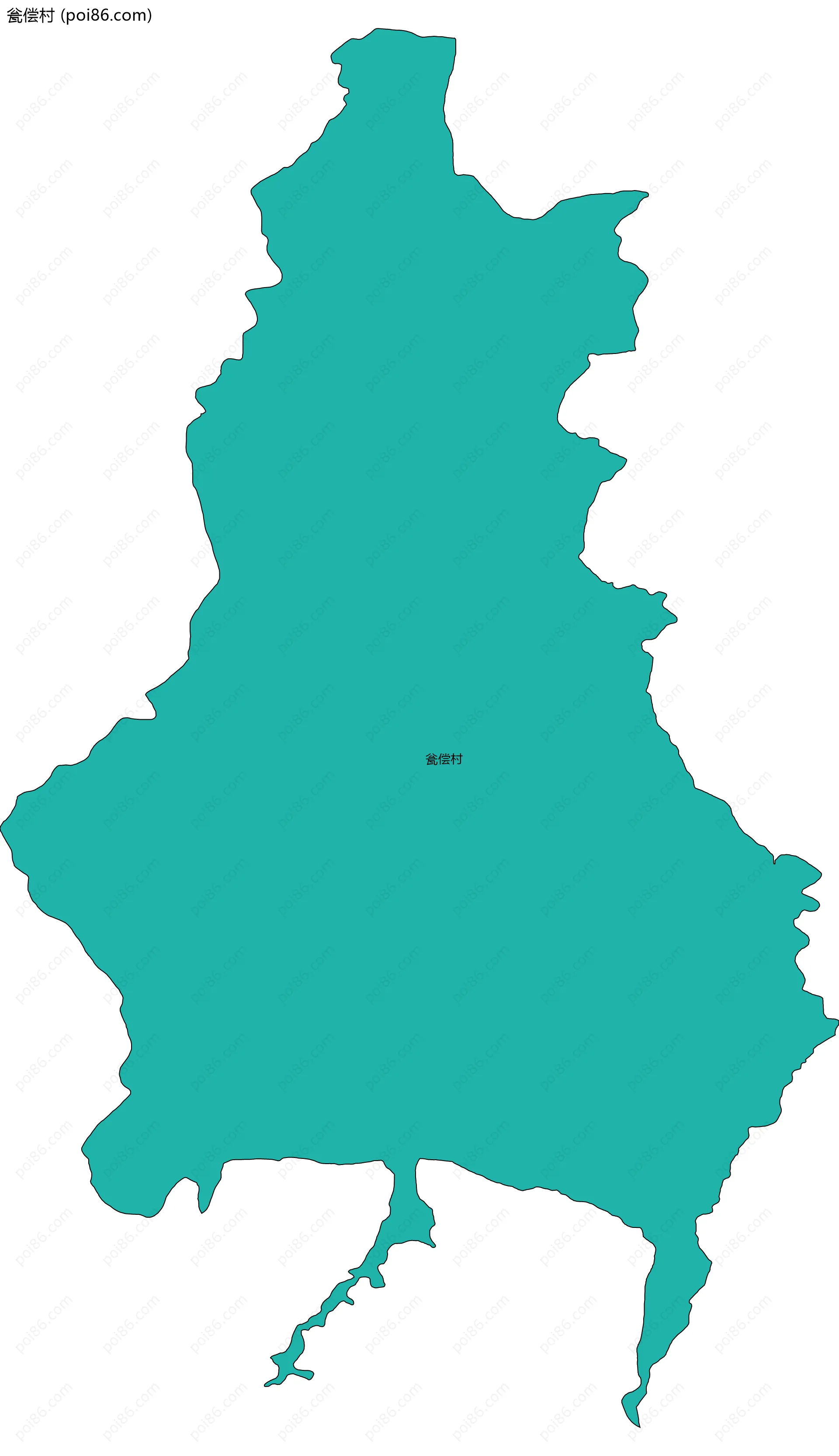 瓮偿村边界地图