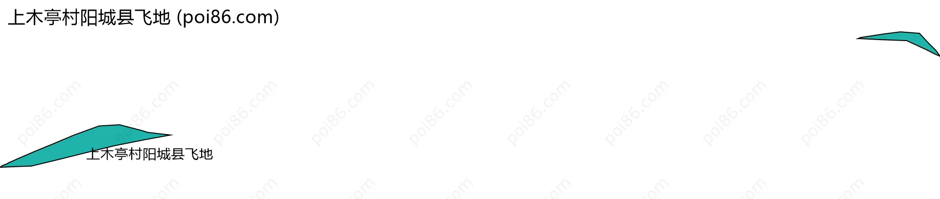 上木亭村阳城县飞地边界地图