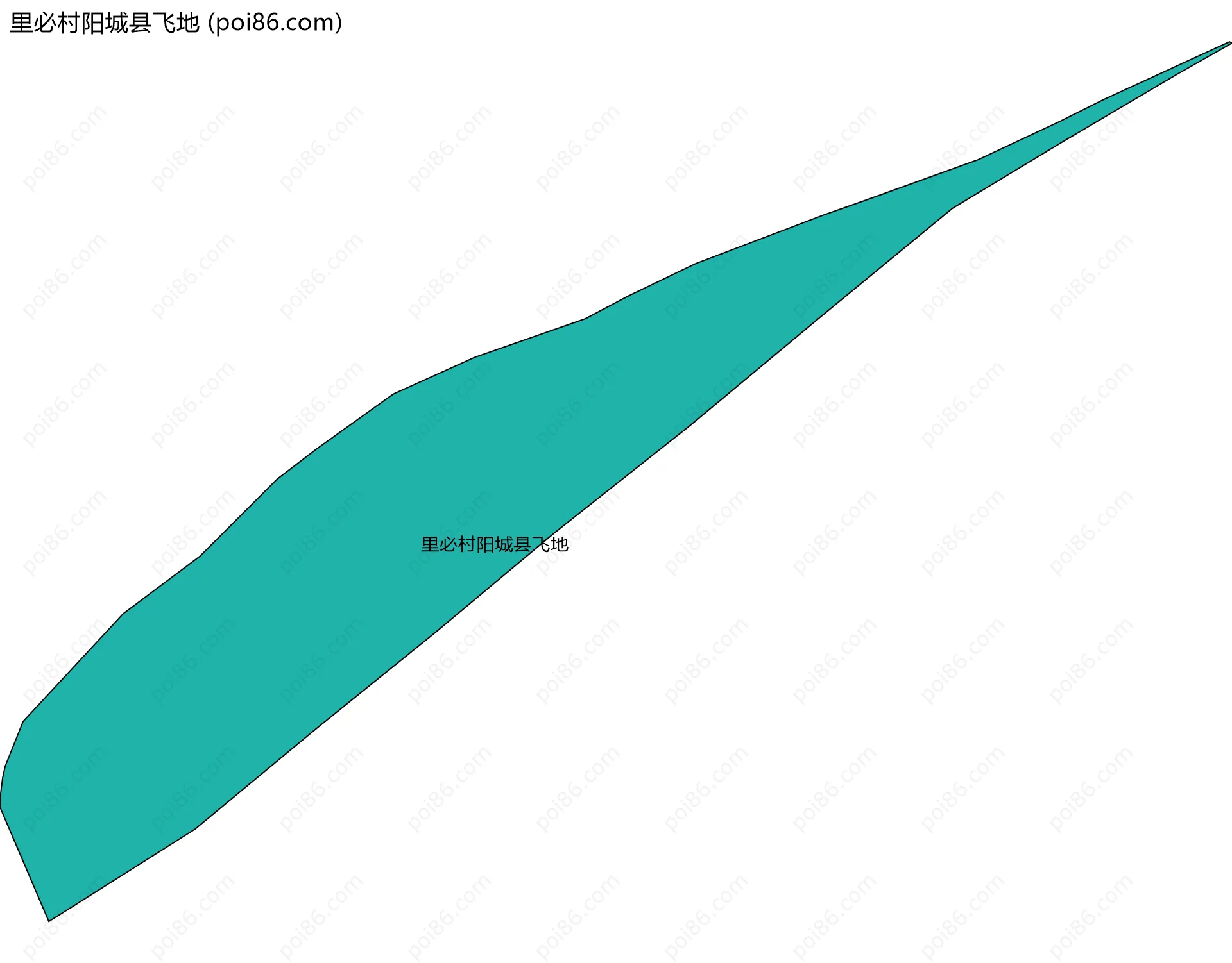 里必村阳城县飞地边界地图