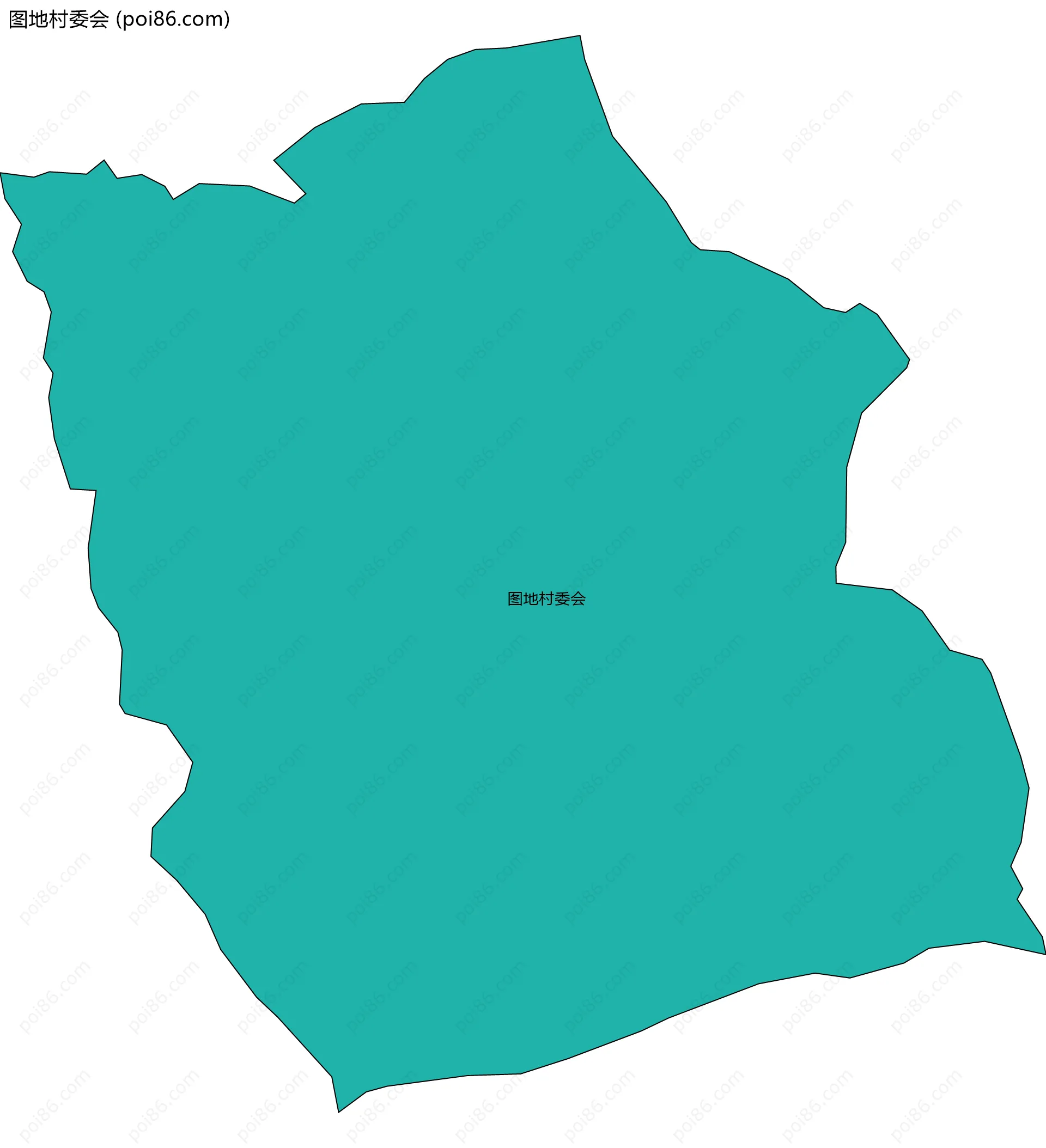 图地村委会边界地图
