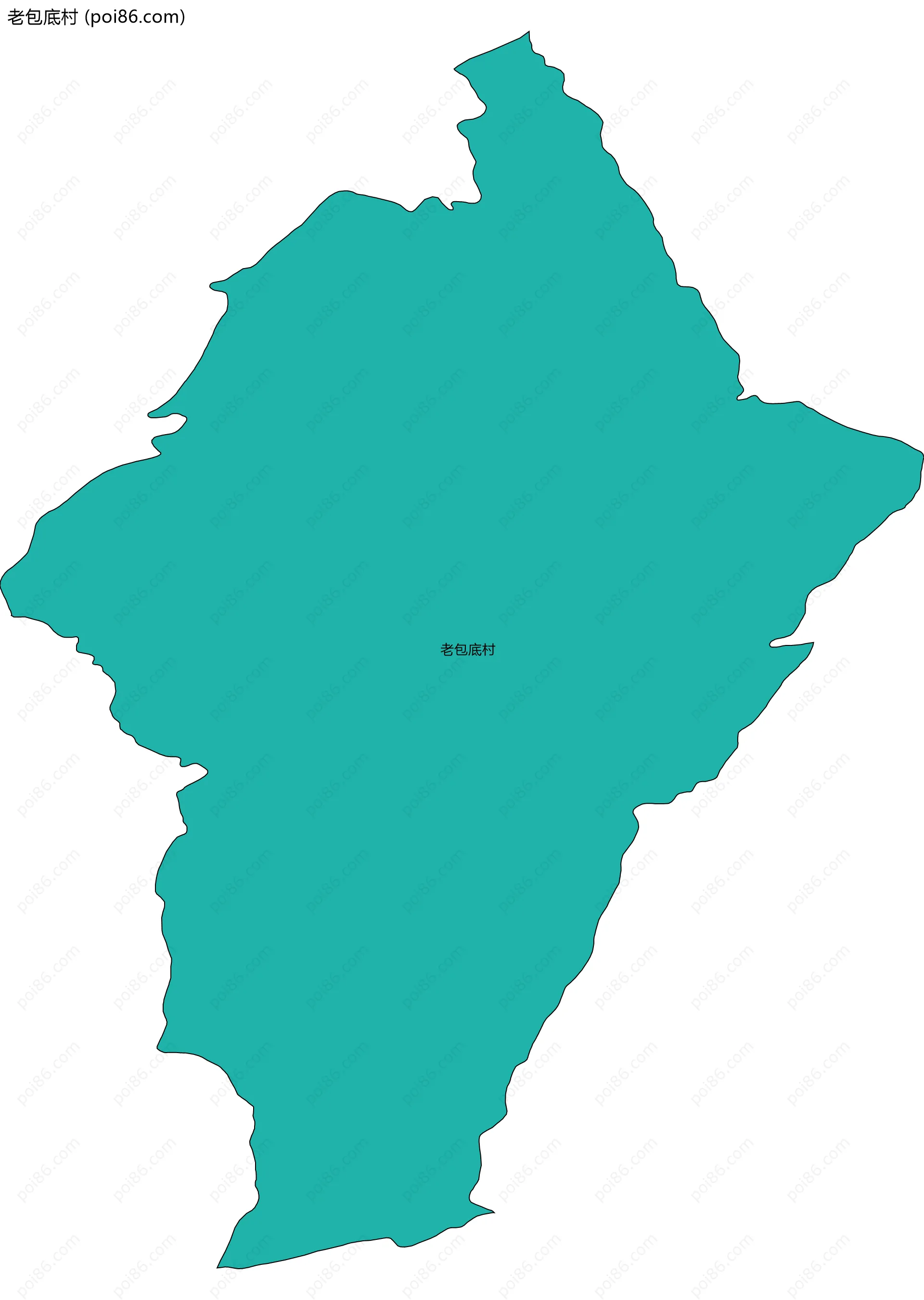 老包底村边界地图