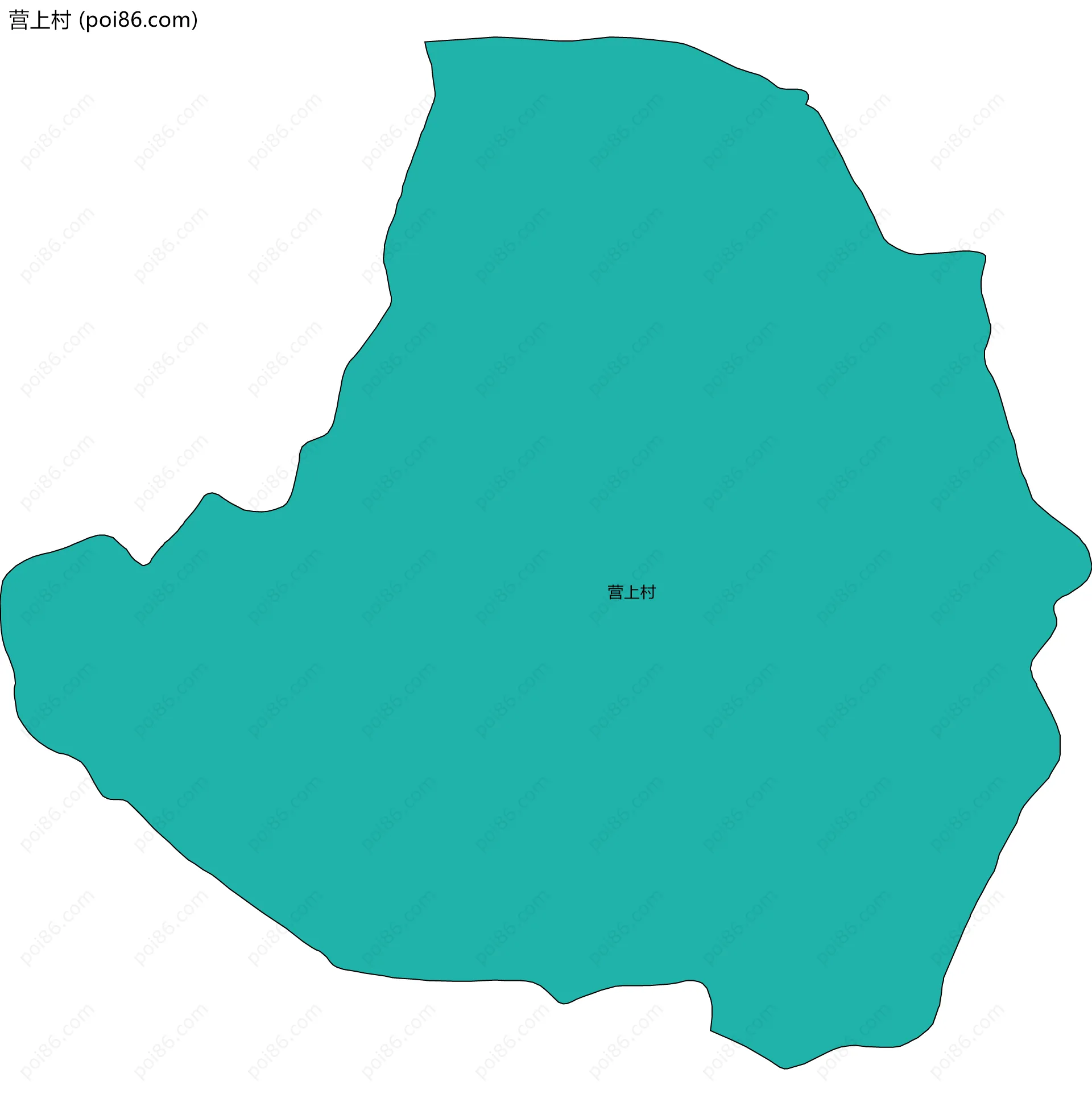 营上村边界地图