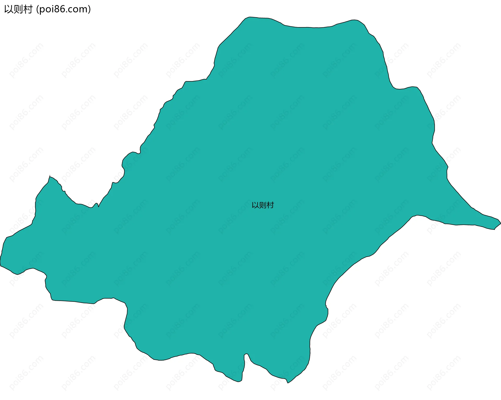 以则村边界地图