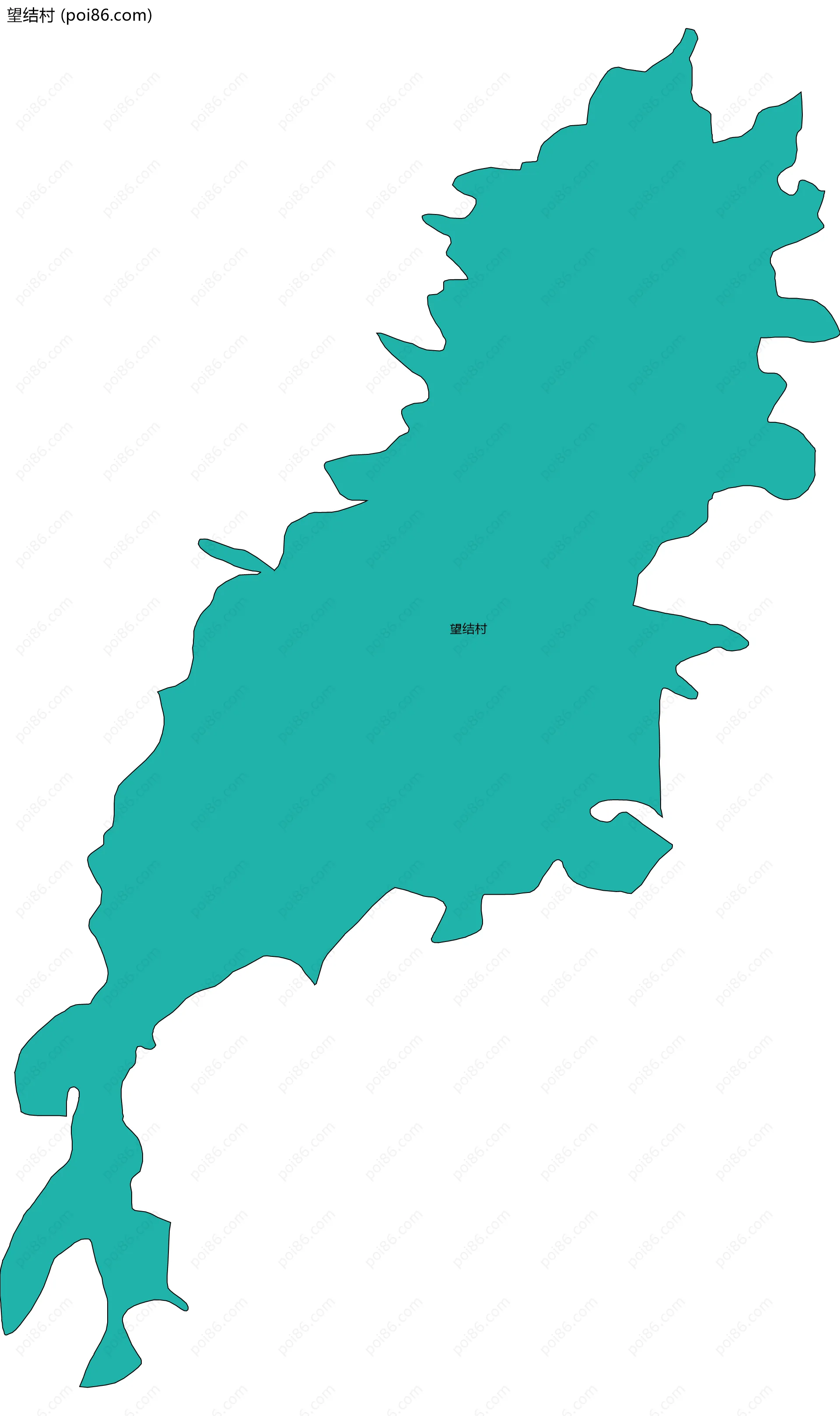 望结村边界地图