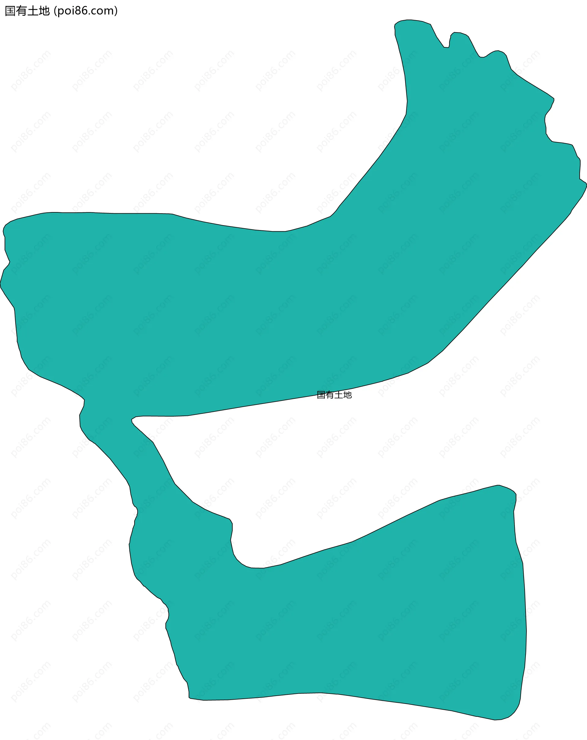 国有土地边界地图