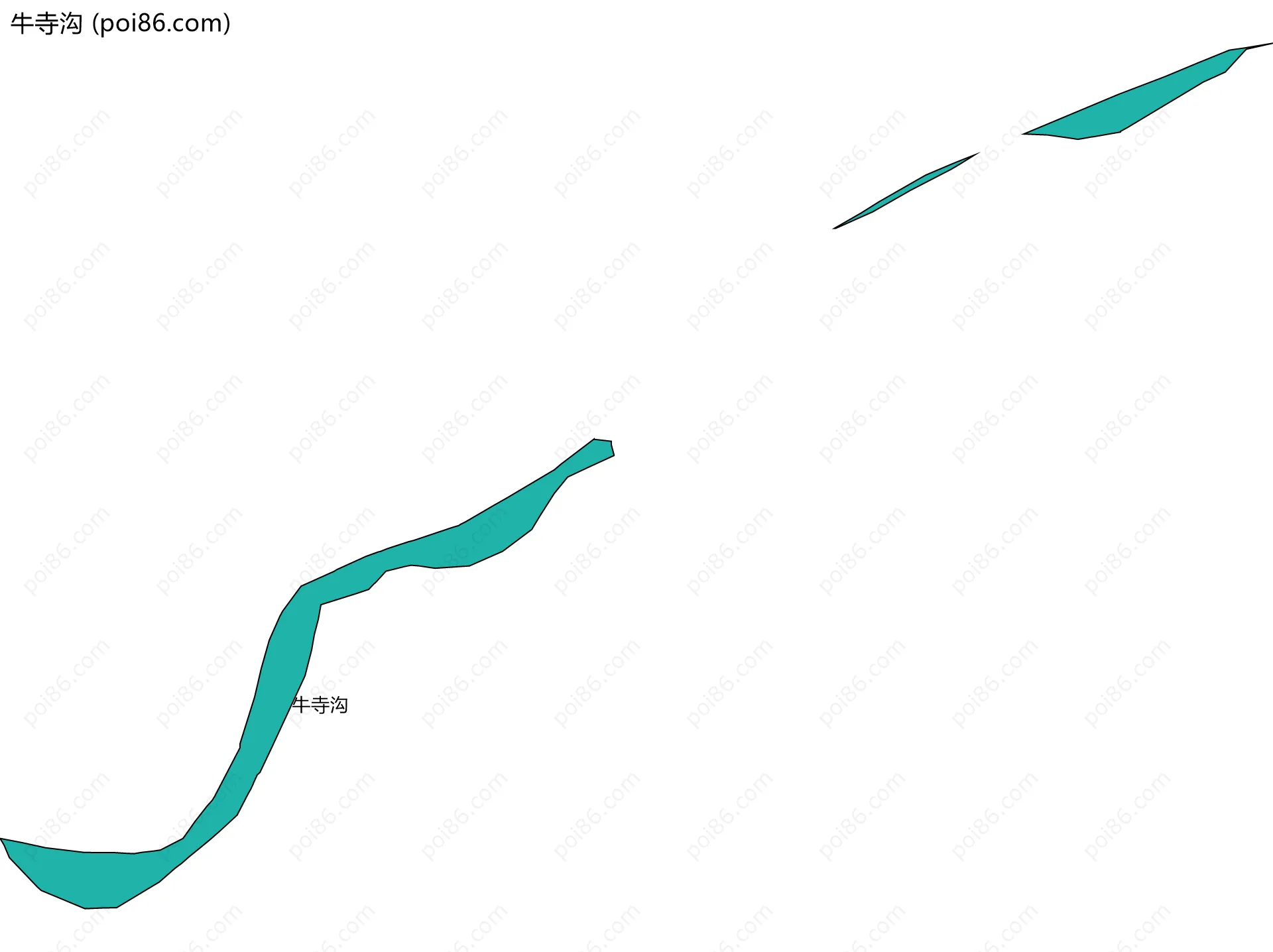 牛寺沟边界地图