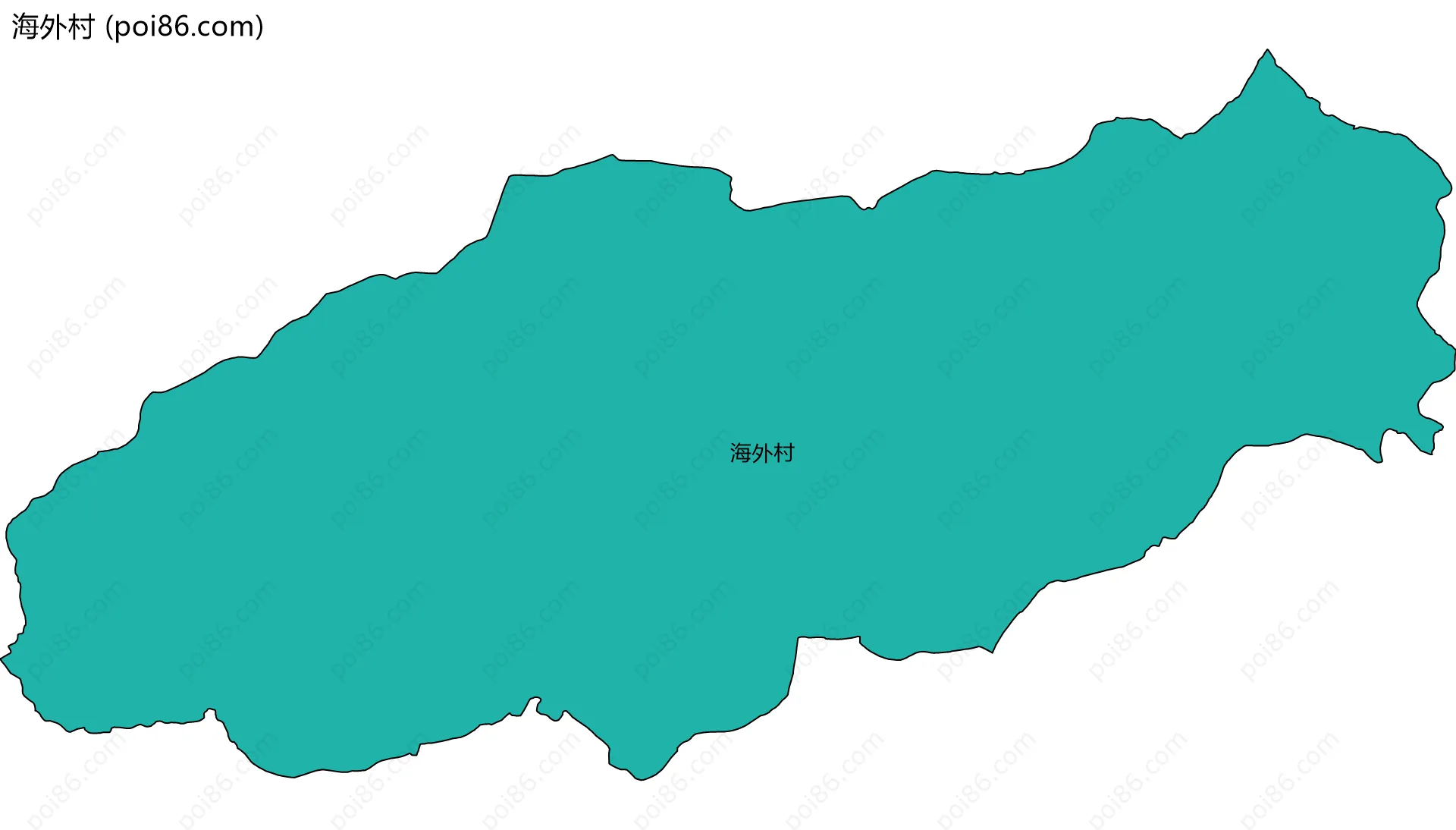 海外村边界地图