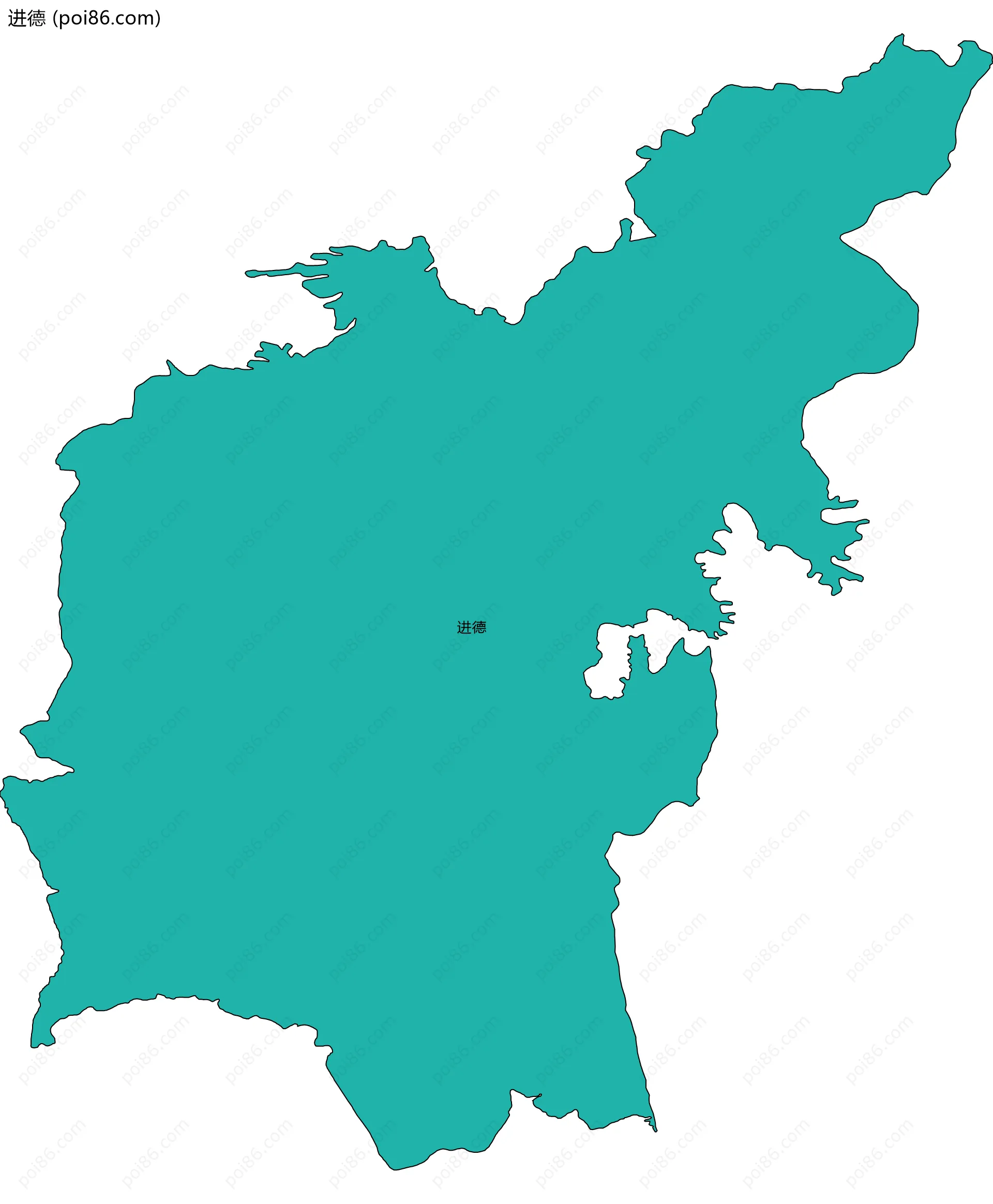 进德边界地图