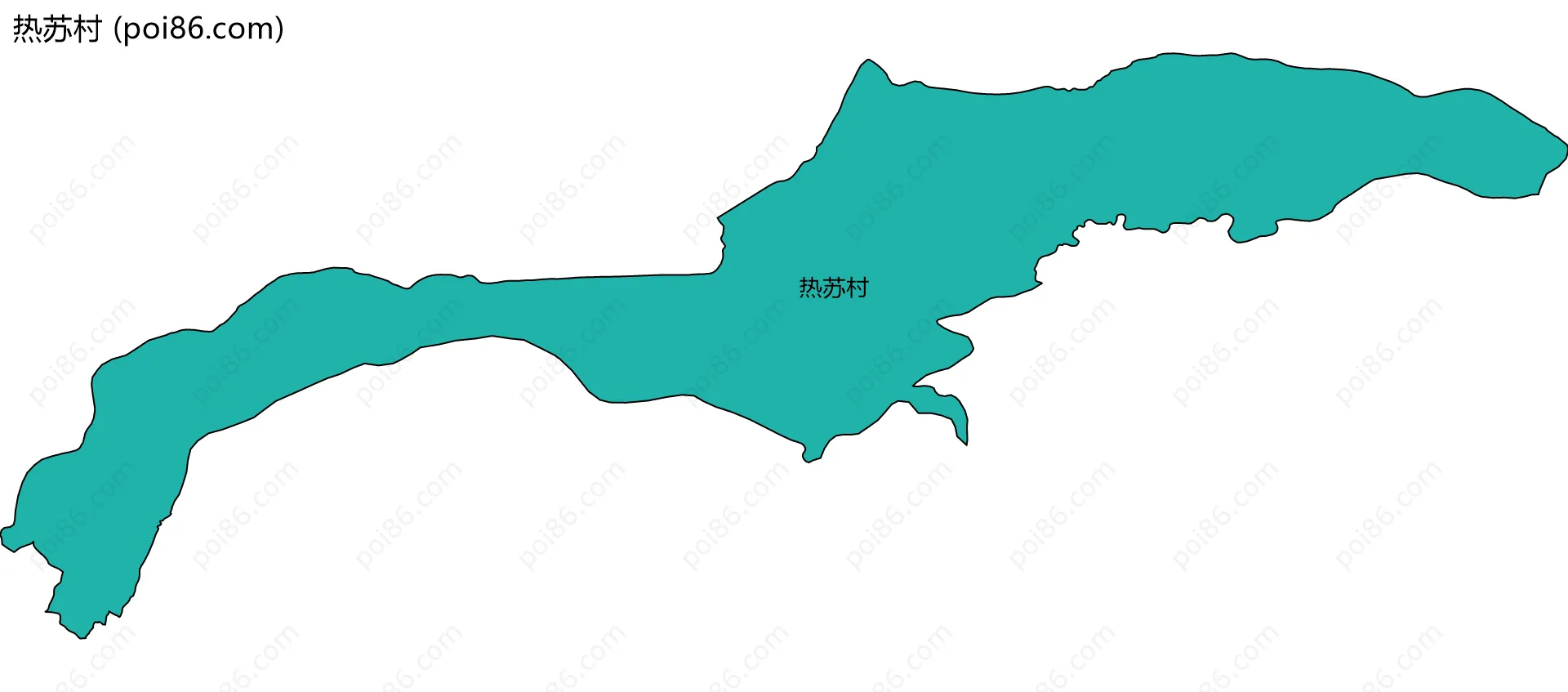 热苏村边界地图