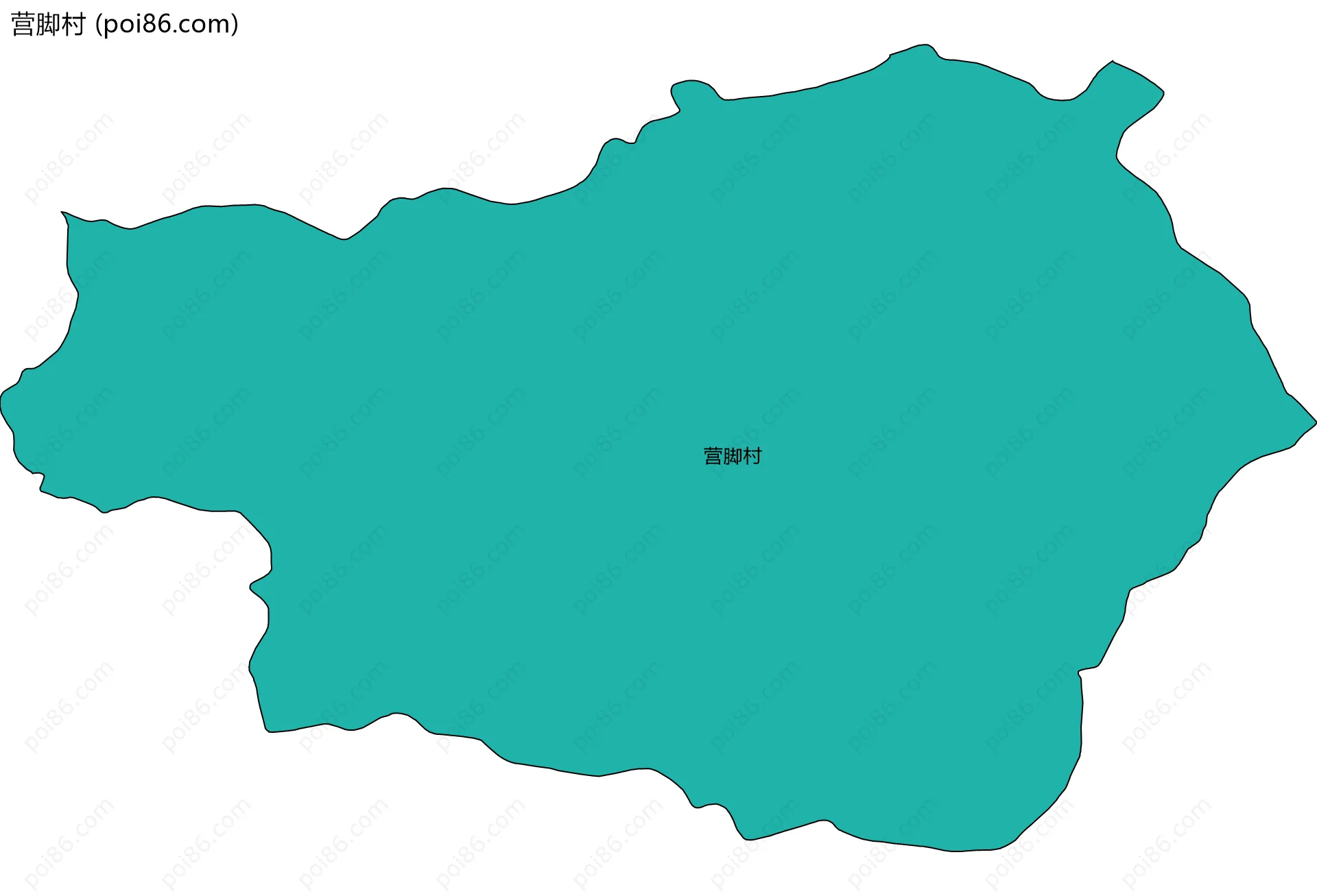 营脚村边界地图