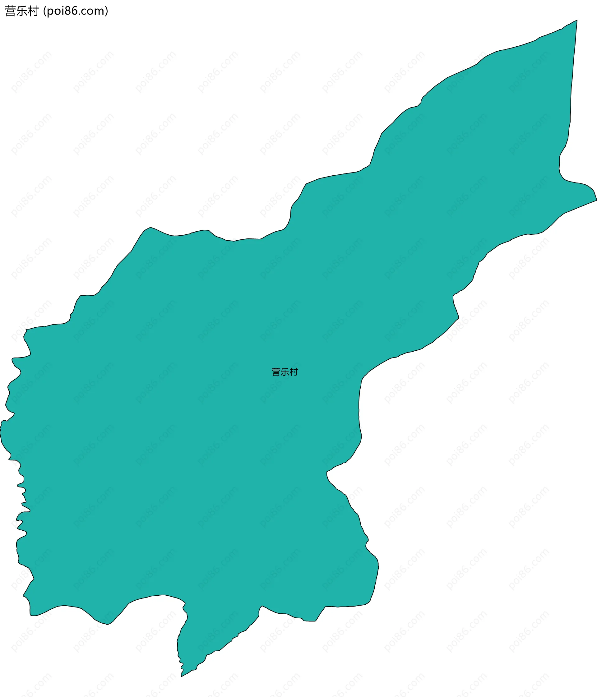 营乐村边界地图