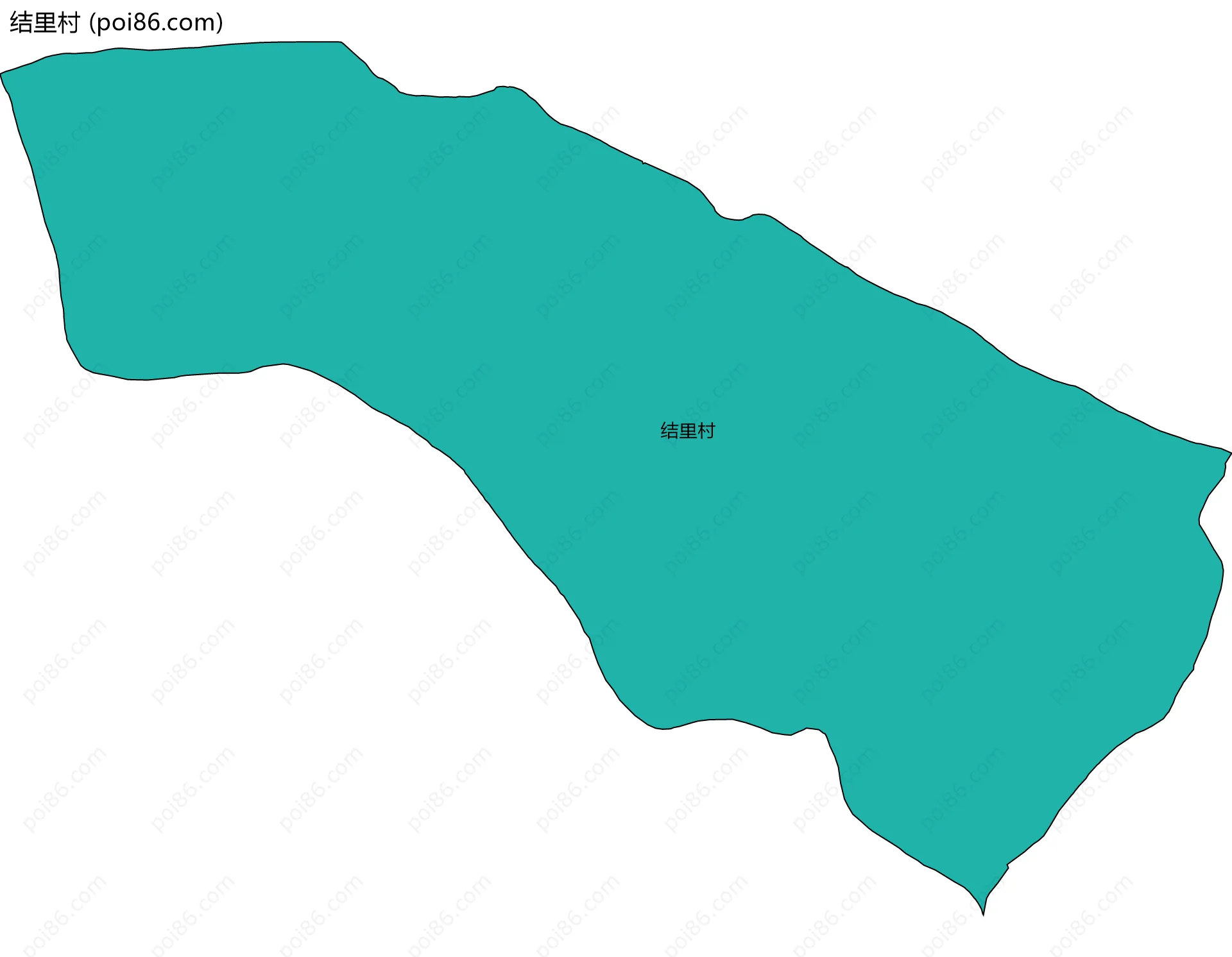 结里村边界地图