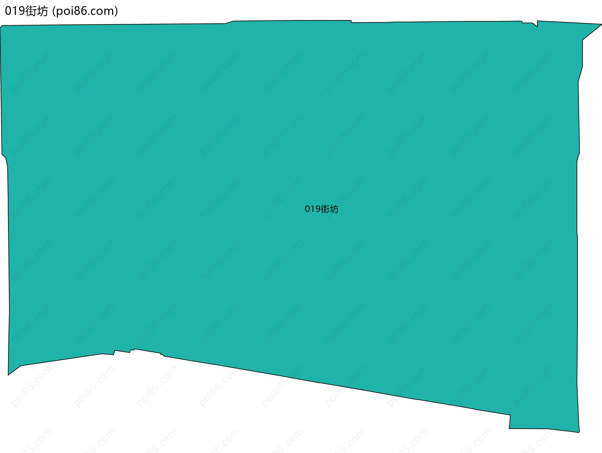 019街坊边界地图