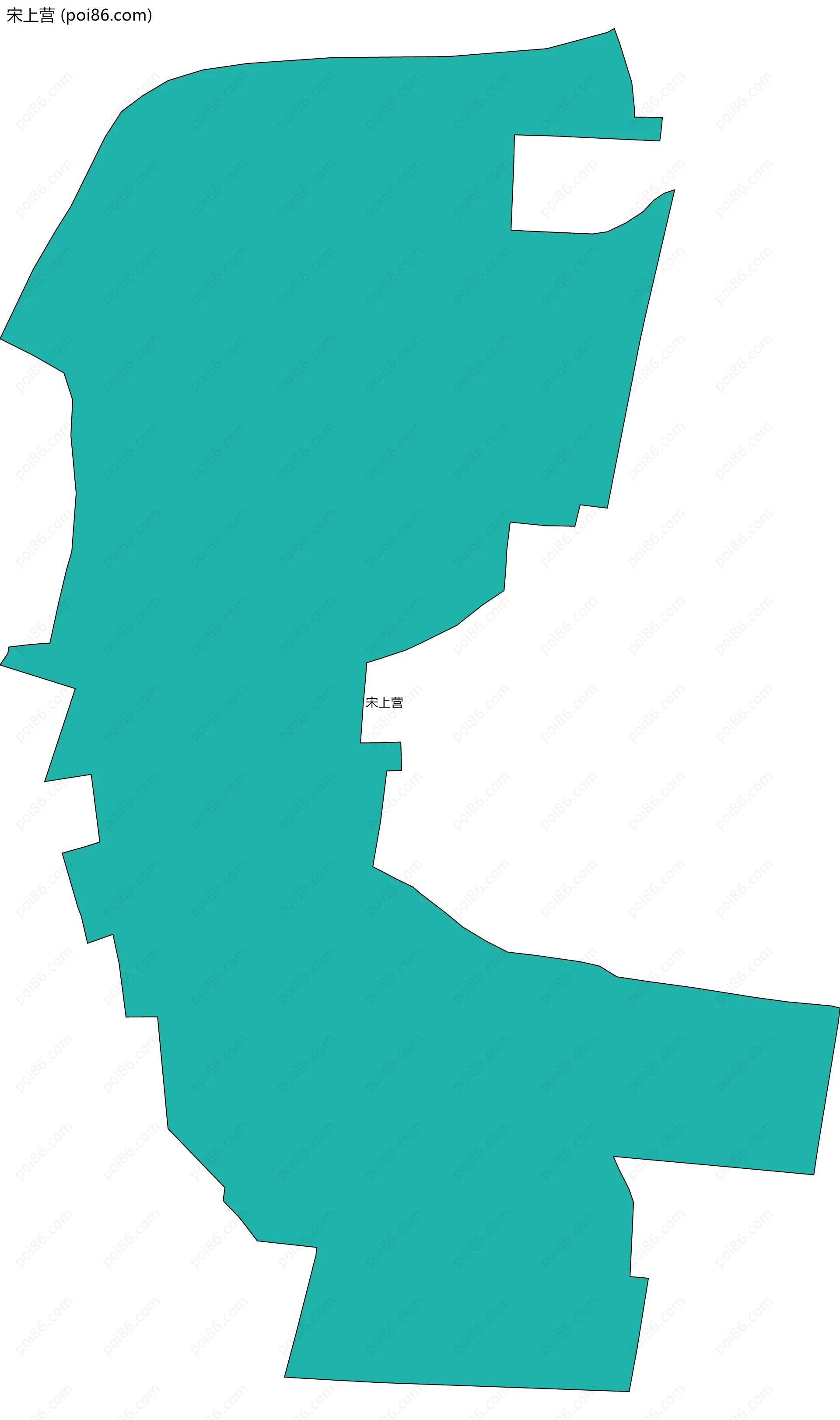 宋上营边界地图