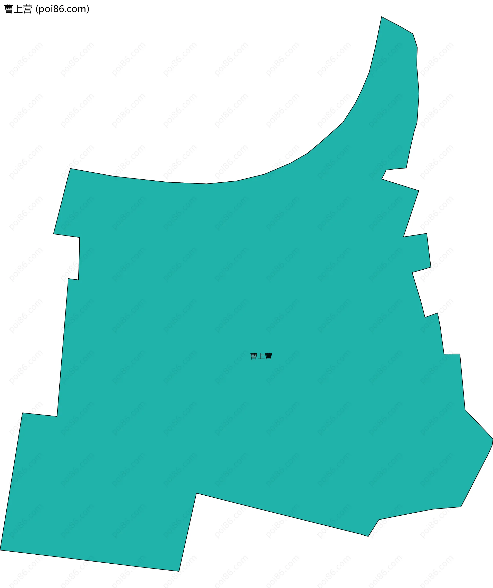 曹上营边界地图