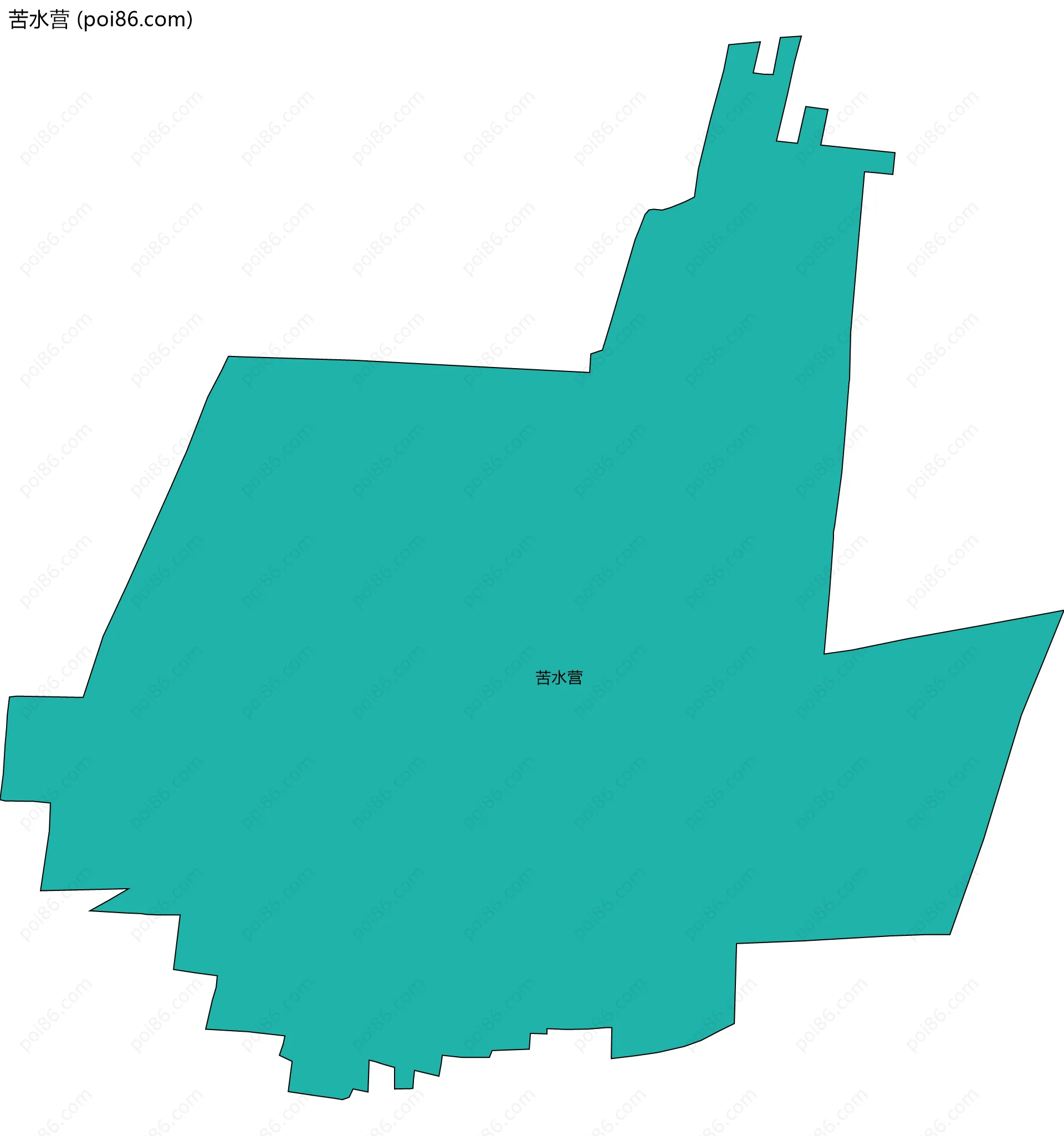 苦水营边界地图