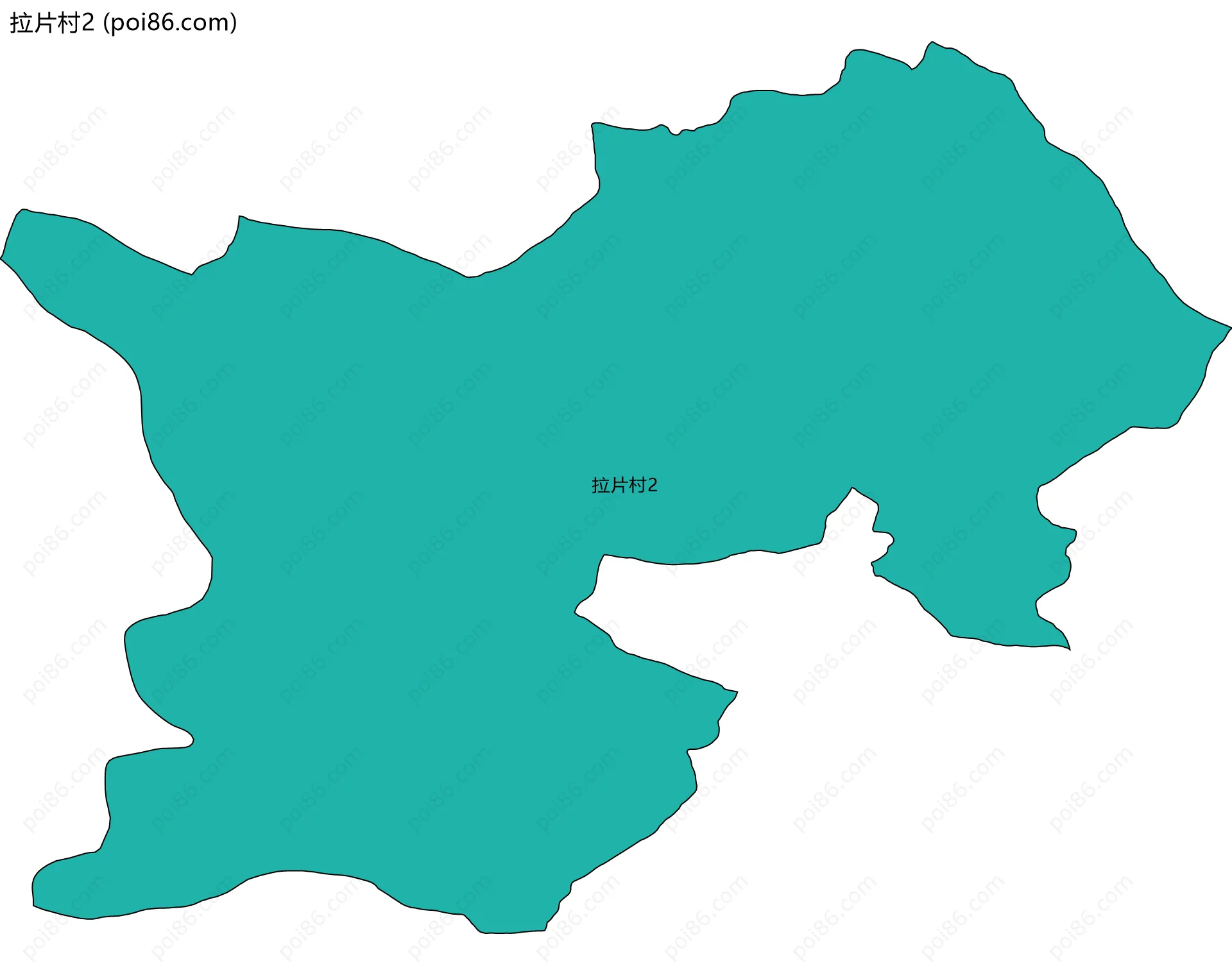 拉片村2边界地图