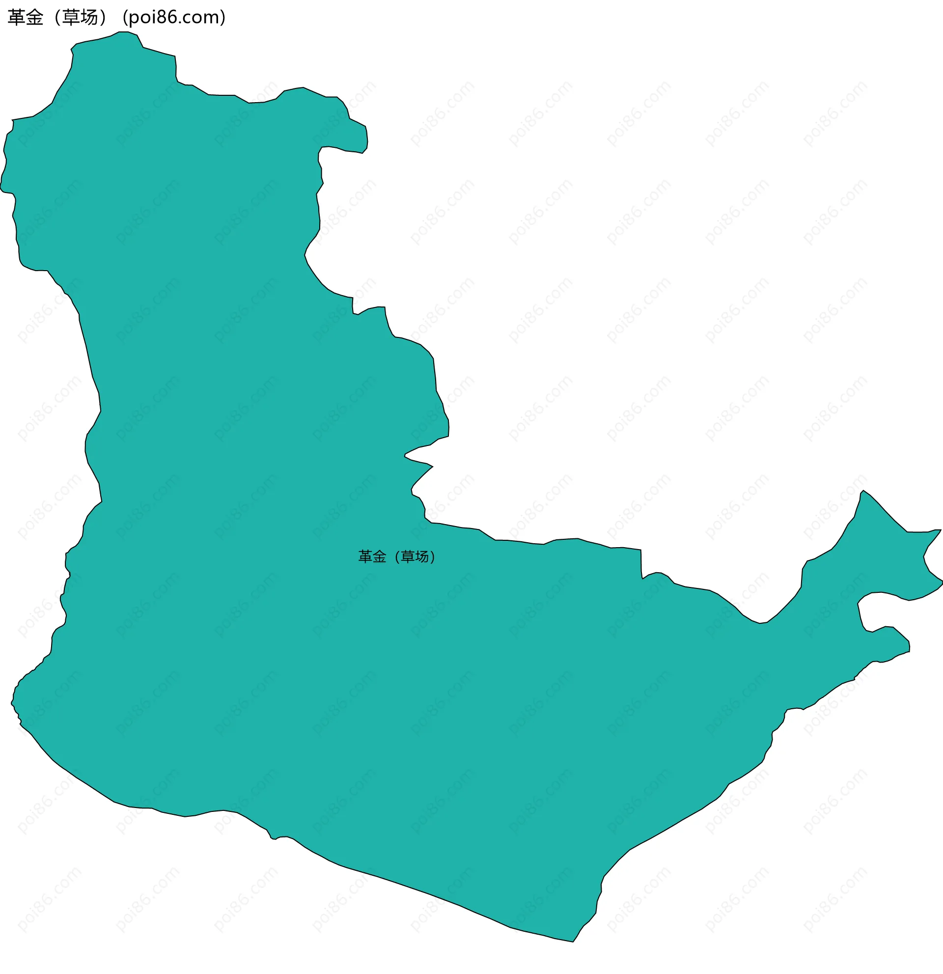 革金（草场）边界地图