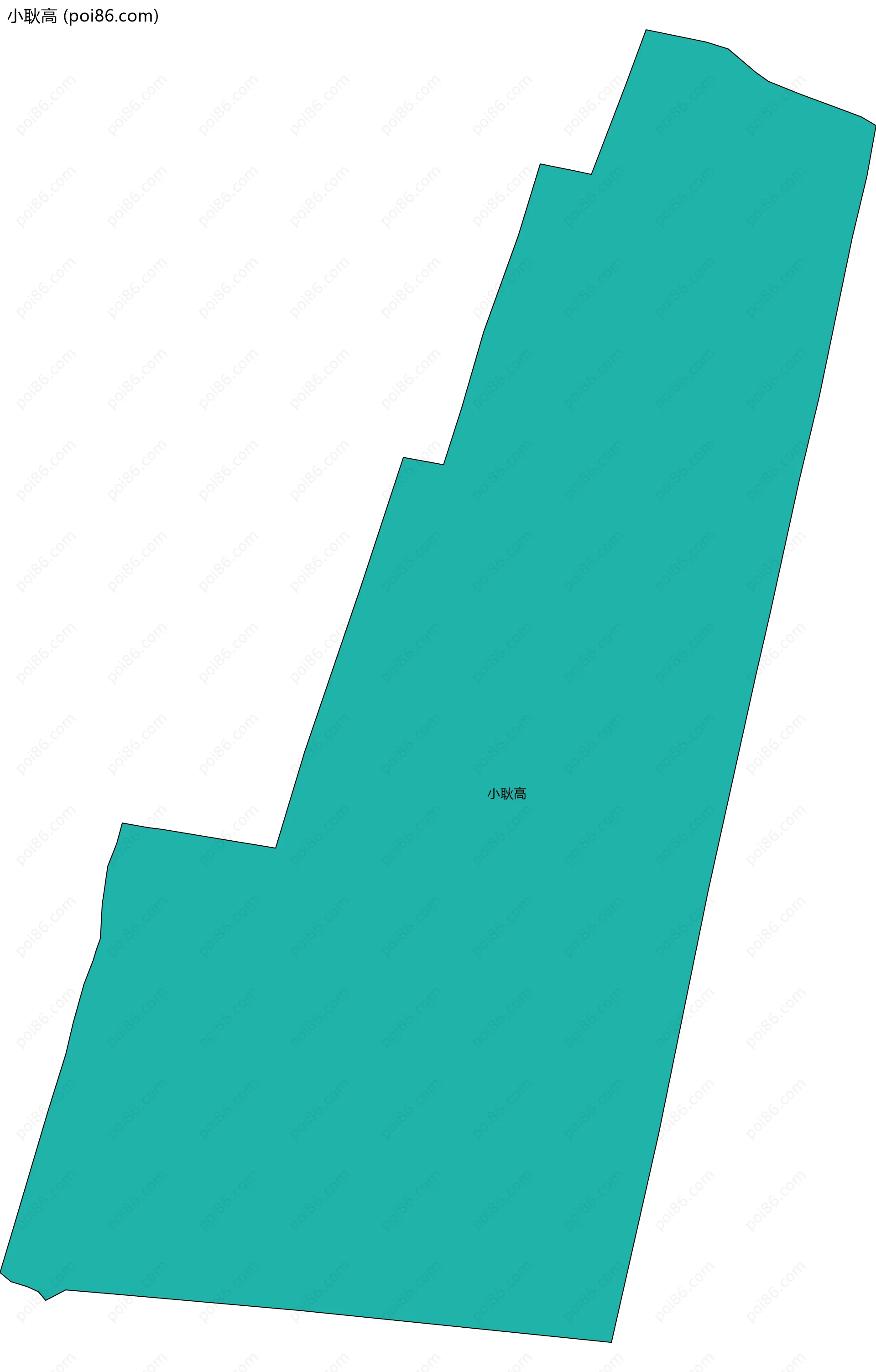 小耿高边界地图