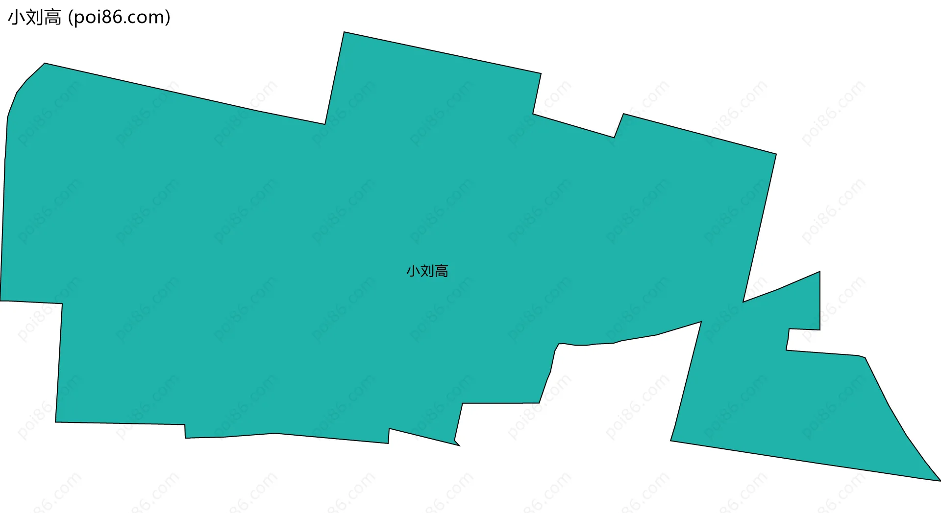 小刘高边界地图