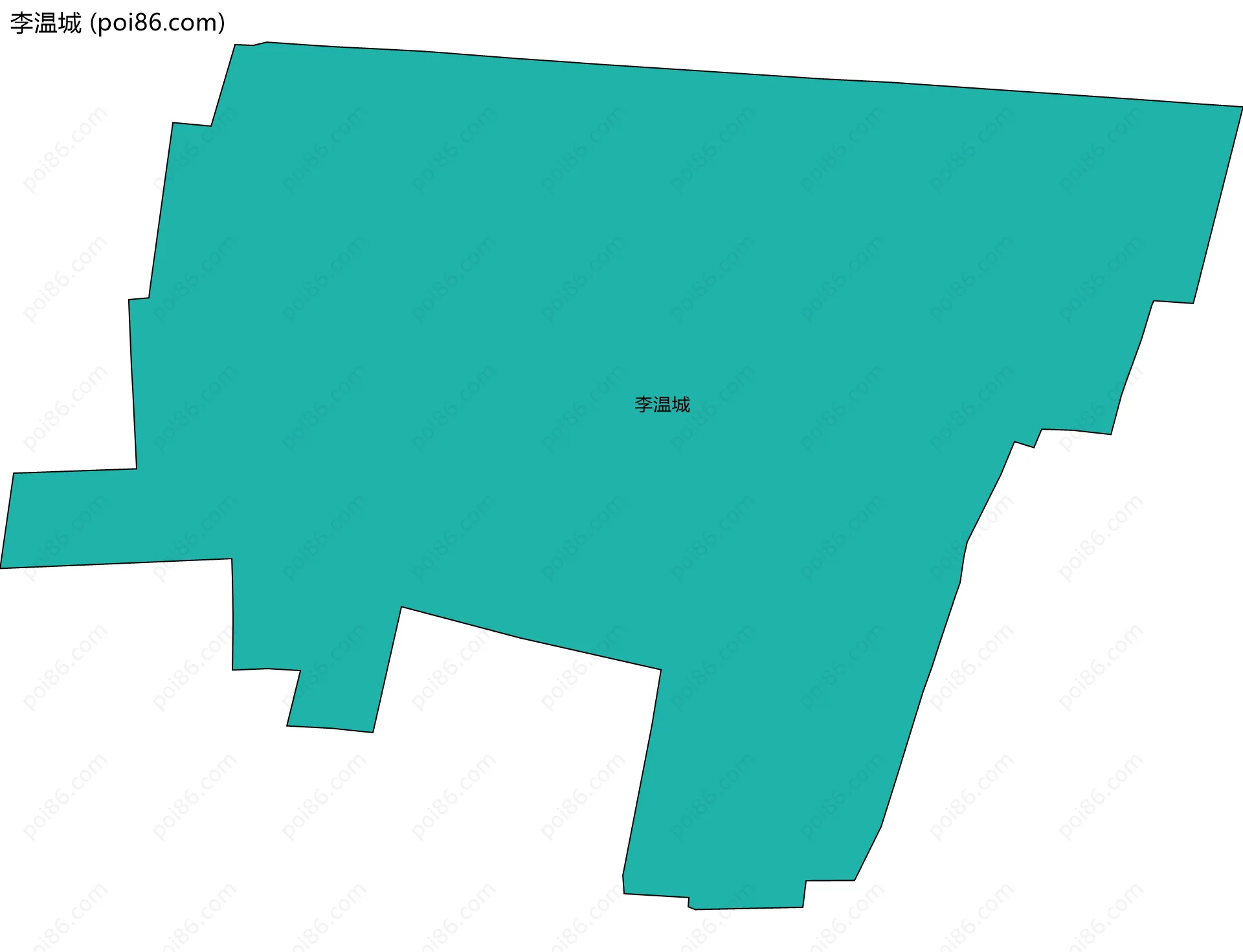 李温城边界地图