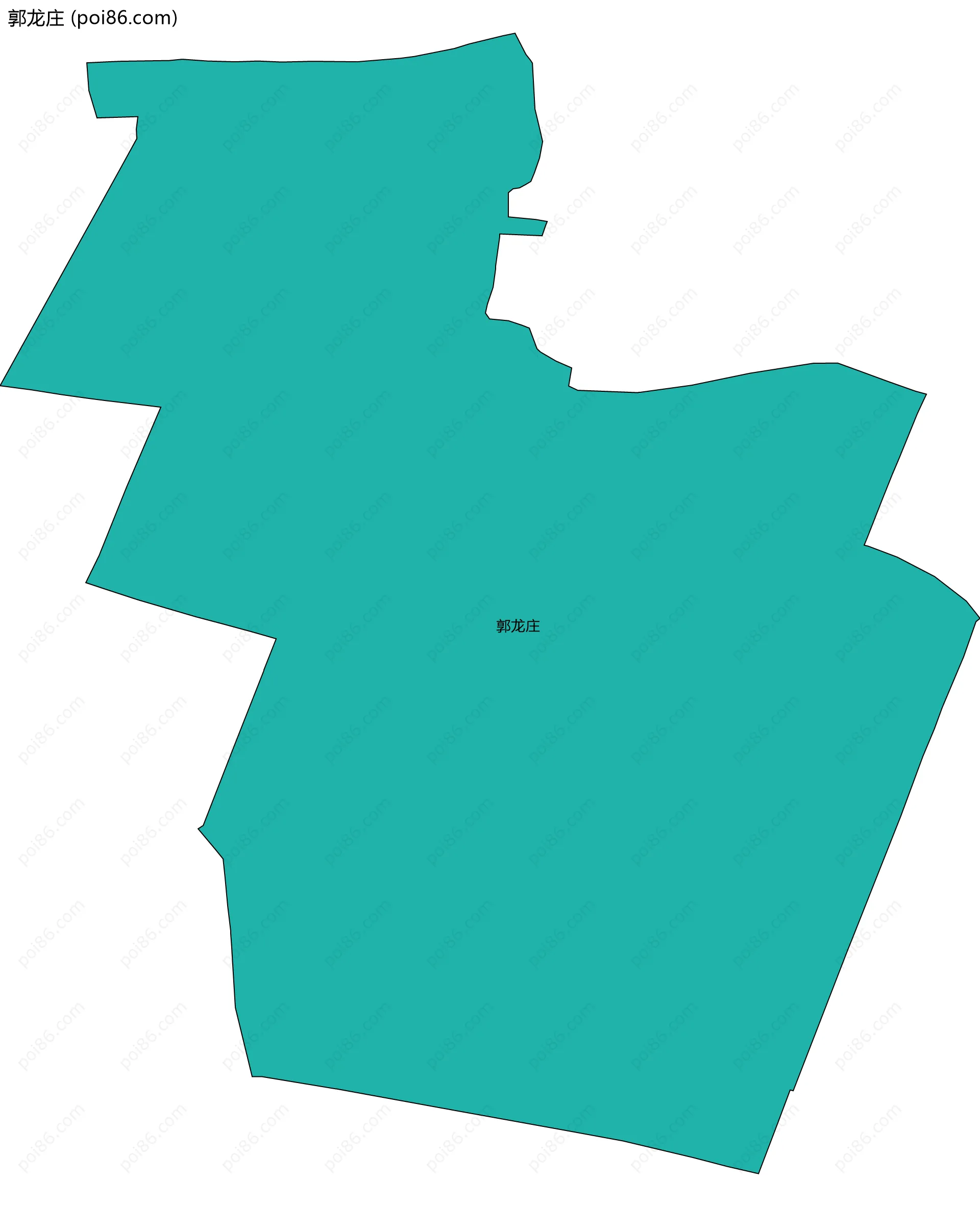 郭龙庄边界地图