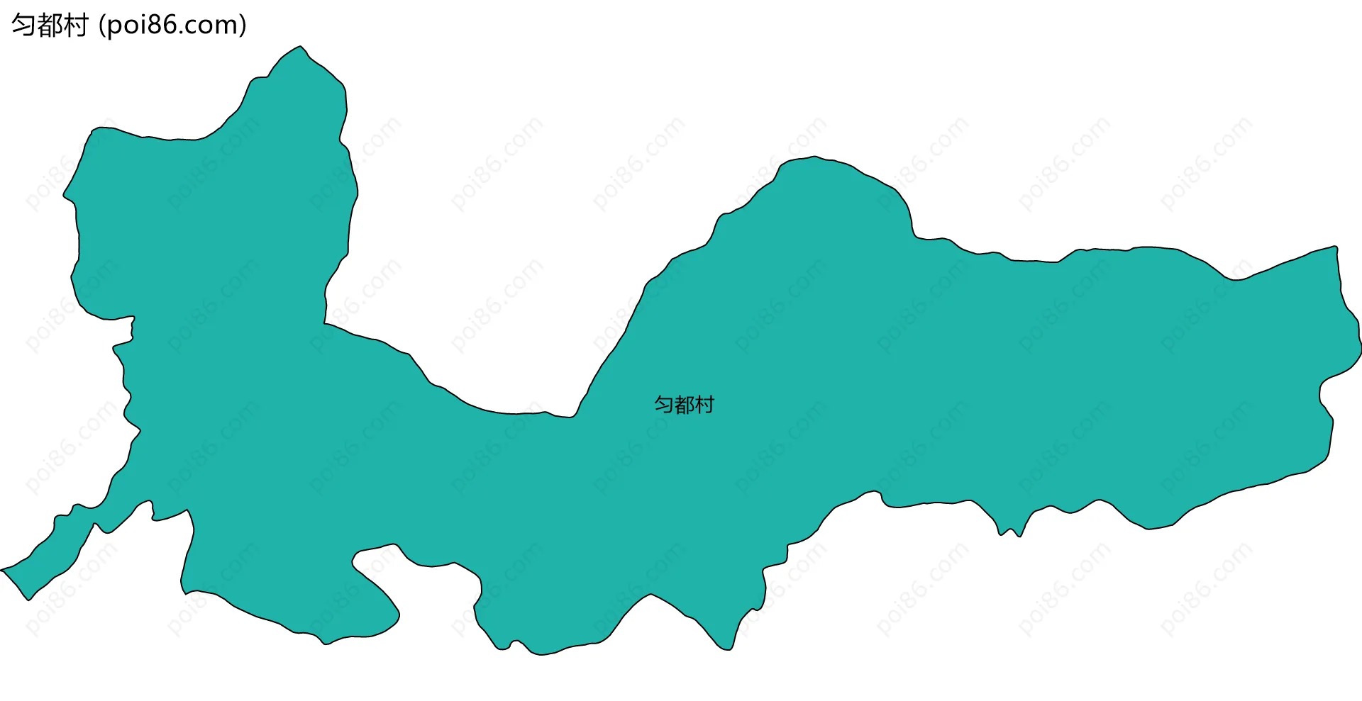 匀都村边界地图