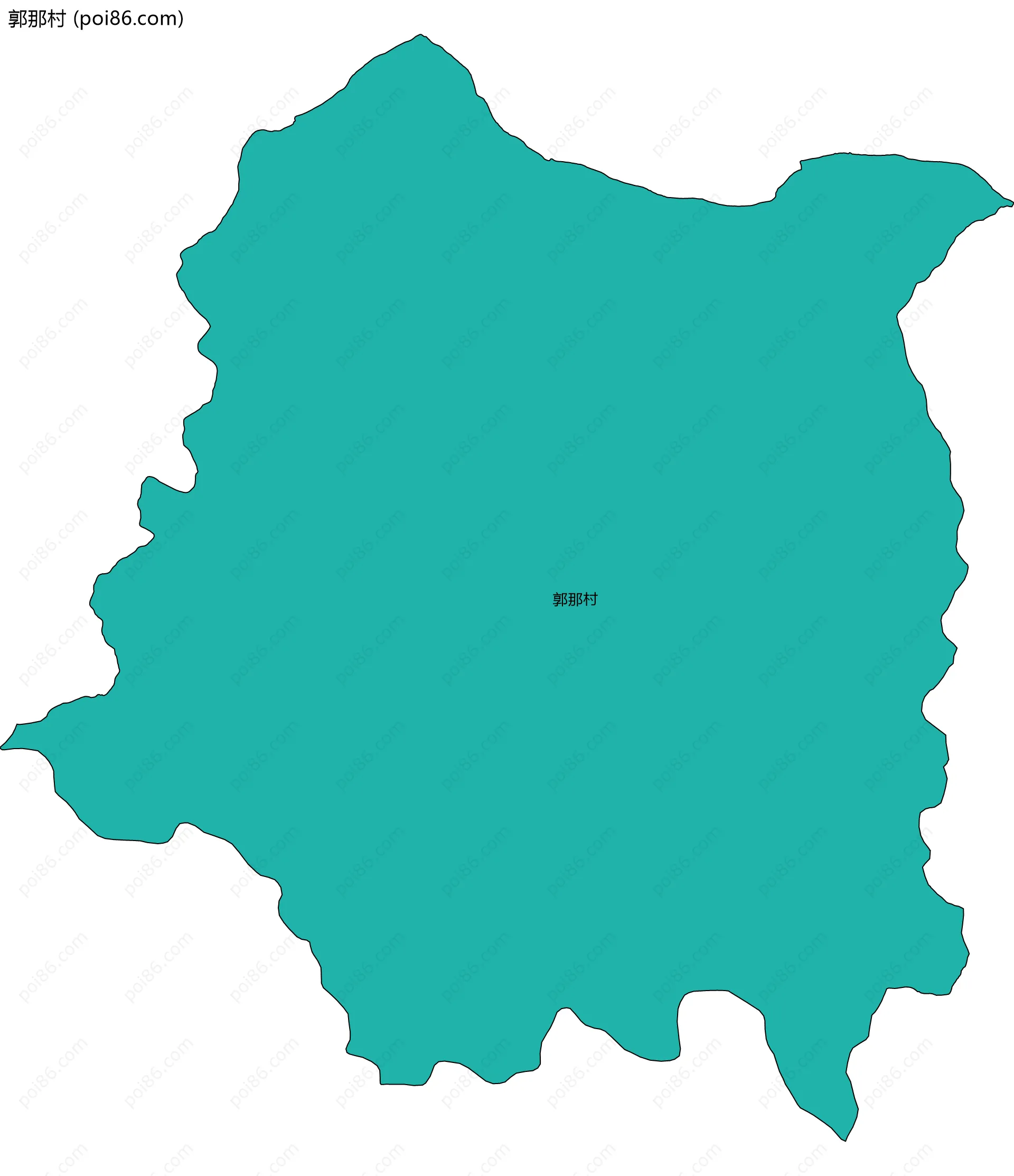 郭那村边界地图