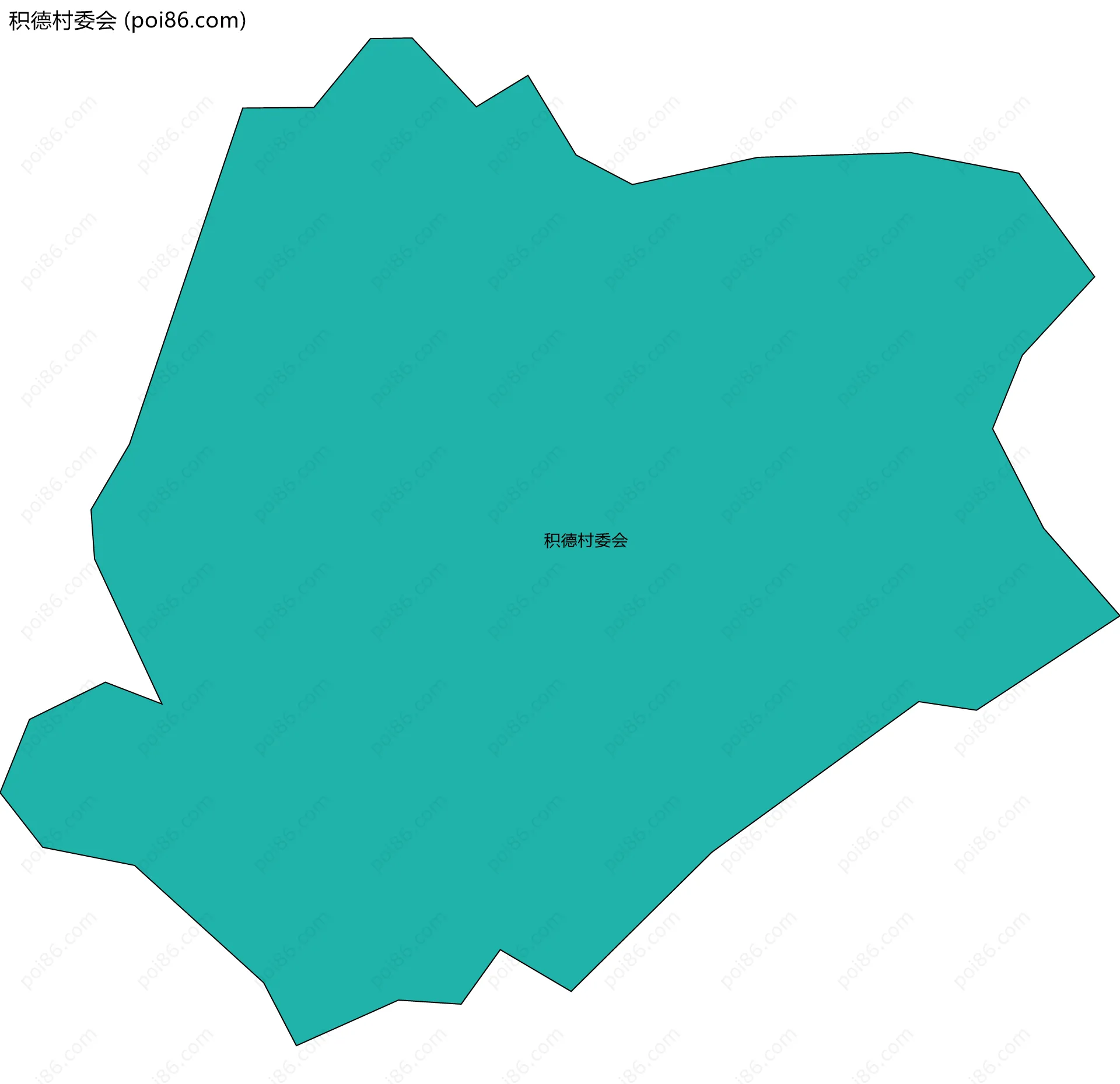 积德村委会边界地图