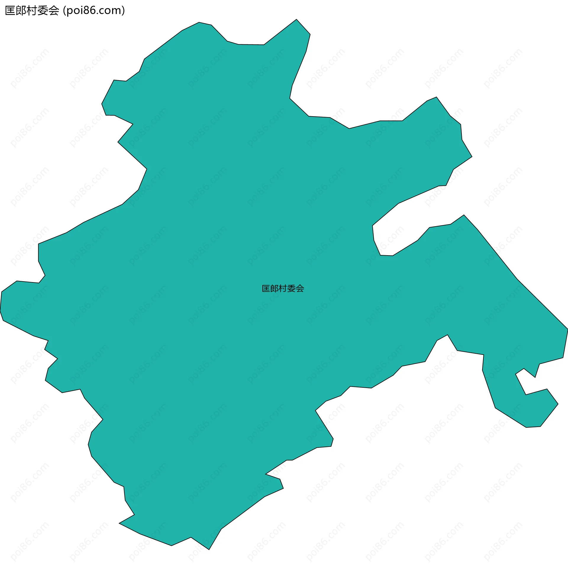 匡郎村委会边界地图