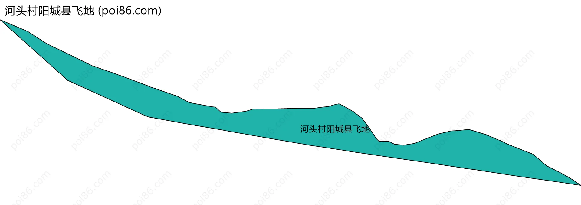 河头村阳城县飞地边界地图