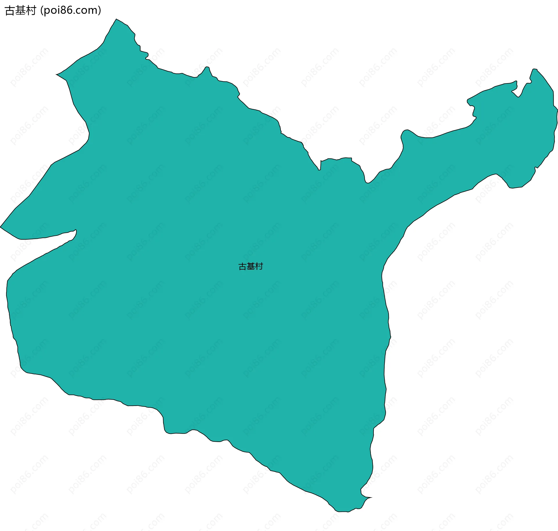 古基村边界地图