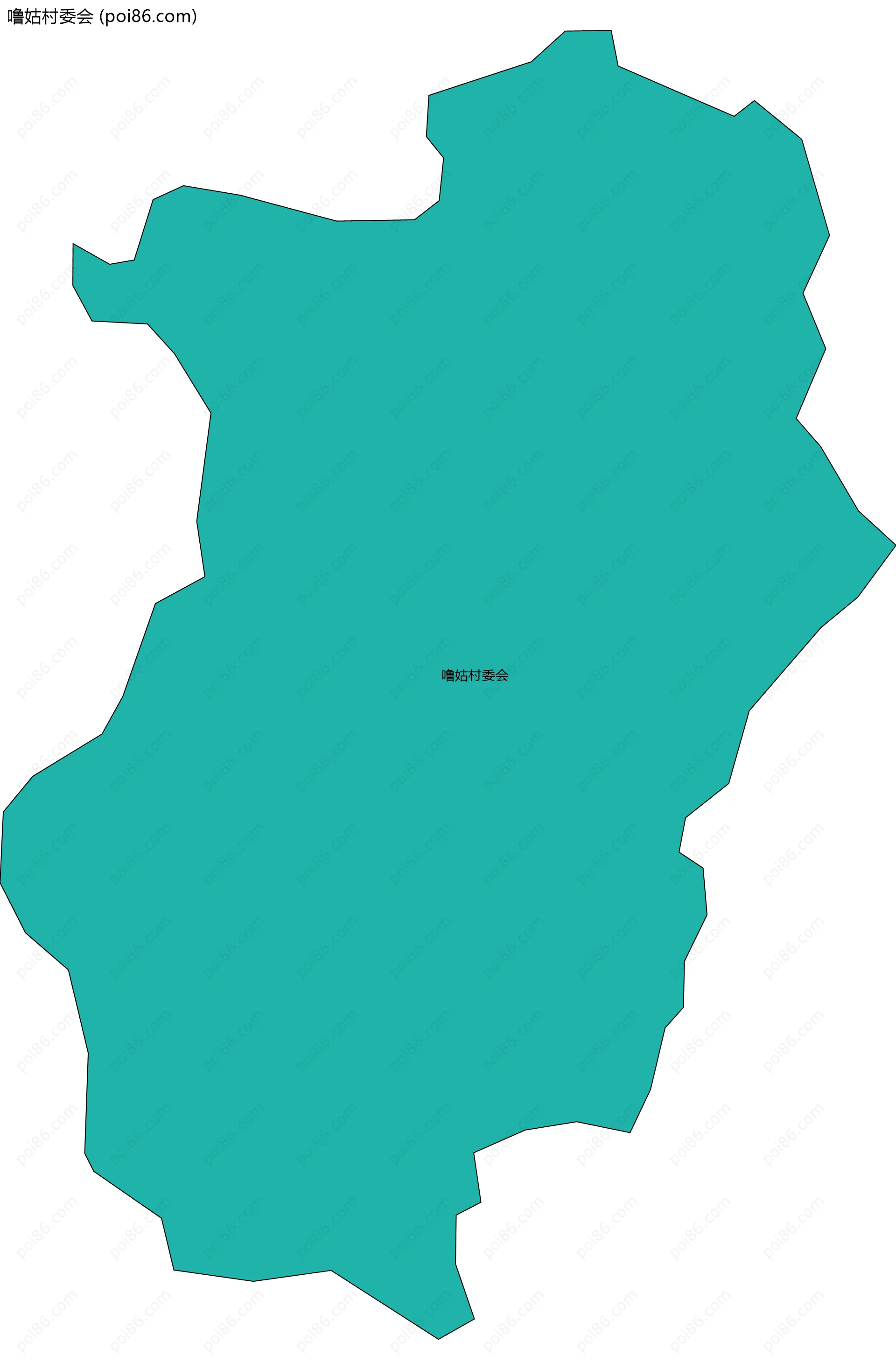 噜姑村委会边界地图