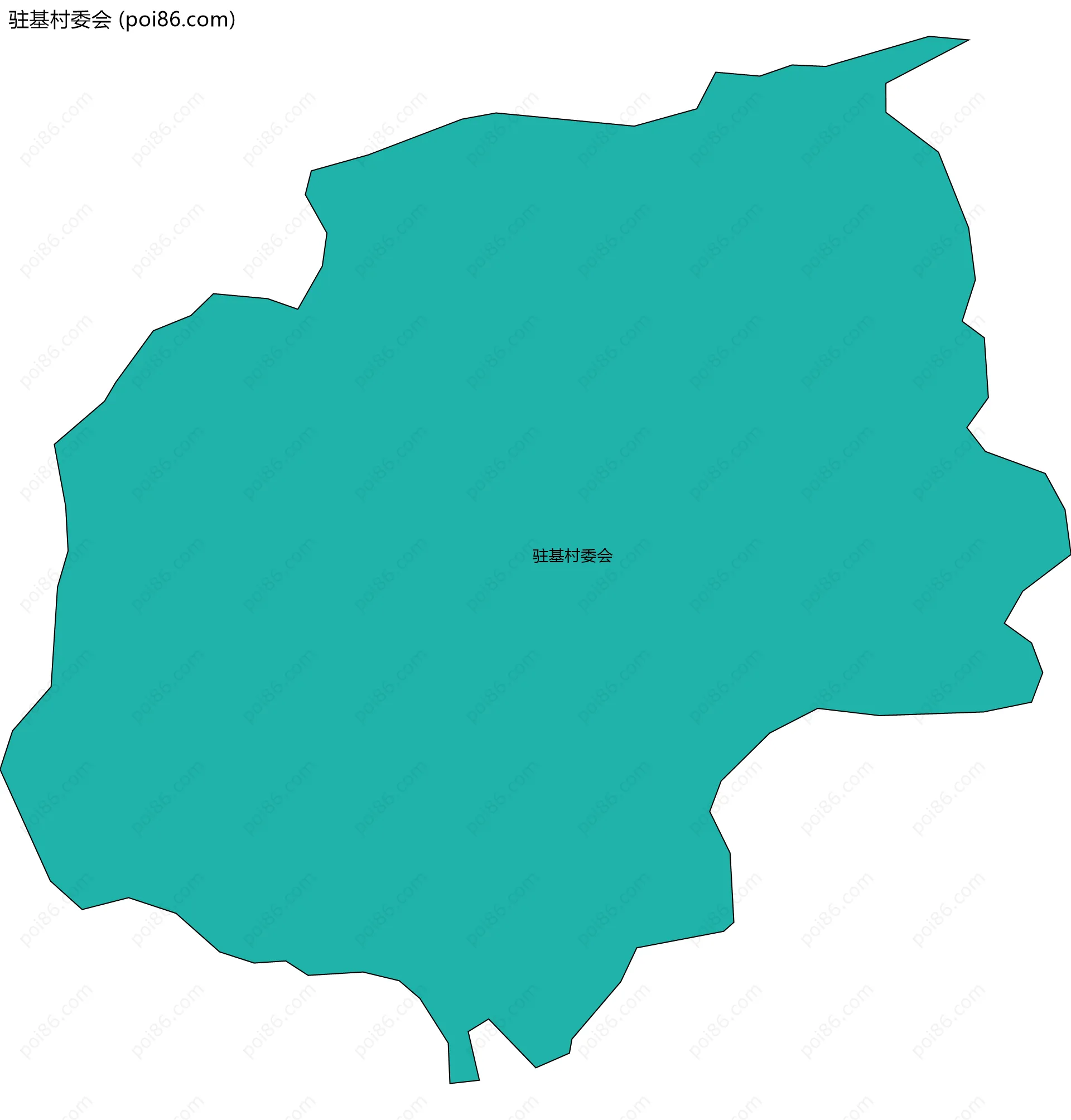 驻基村委会边界地图
