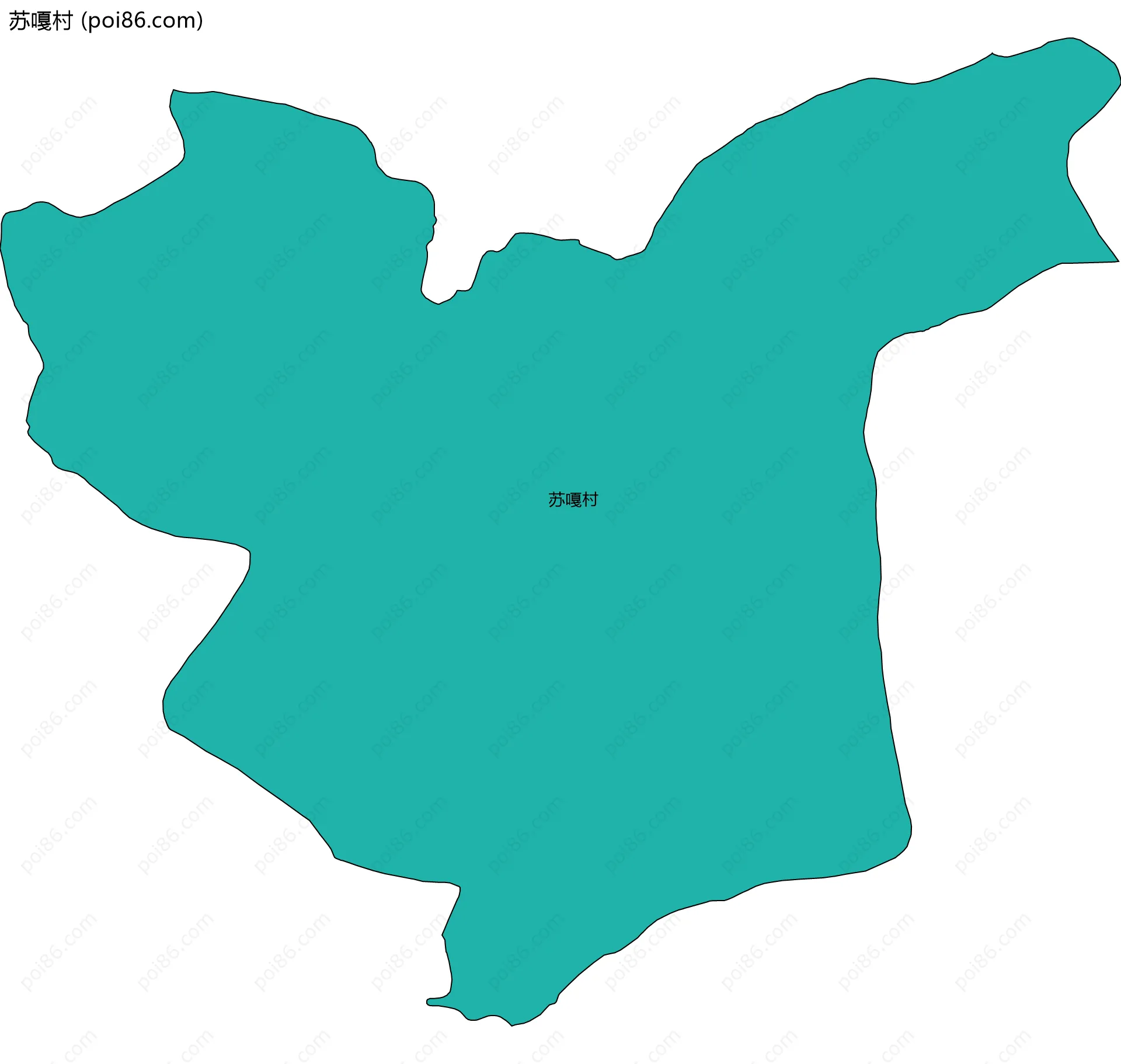 苏嘎村边界地图