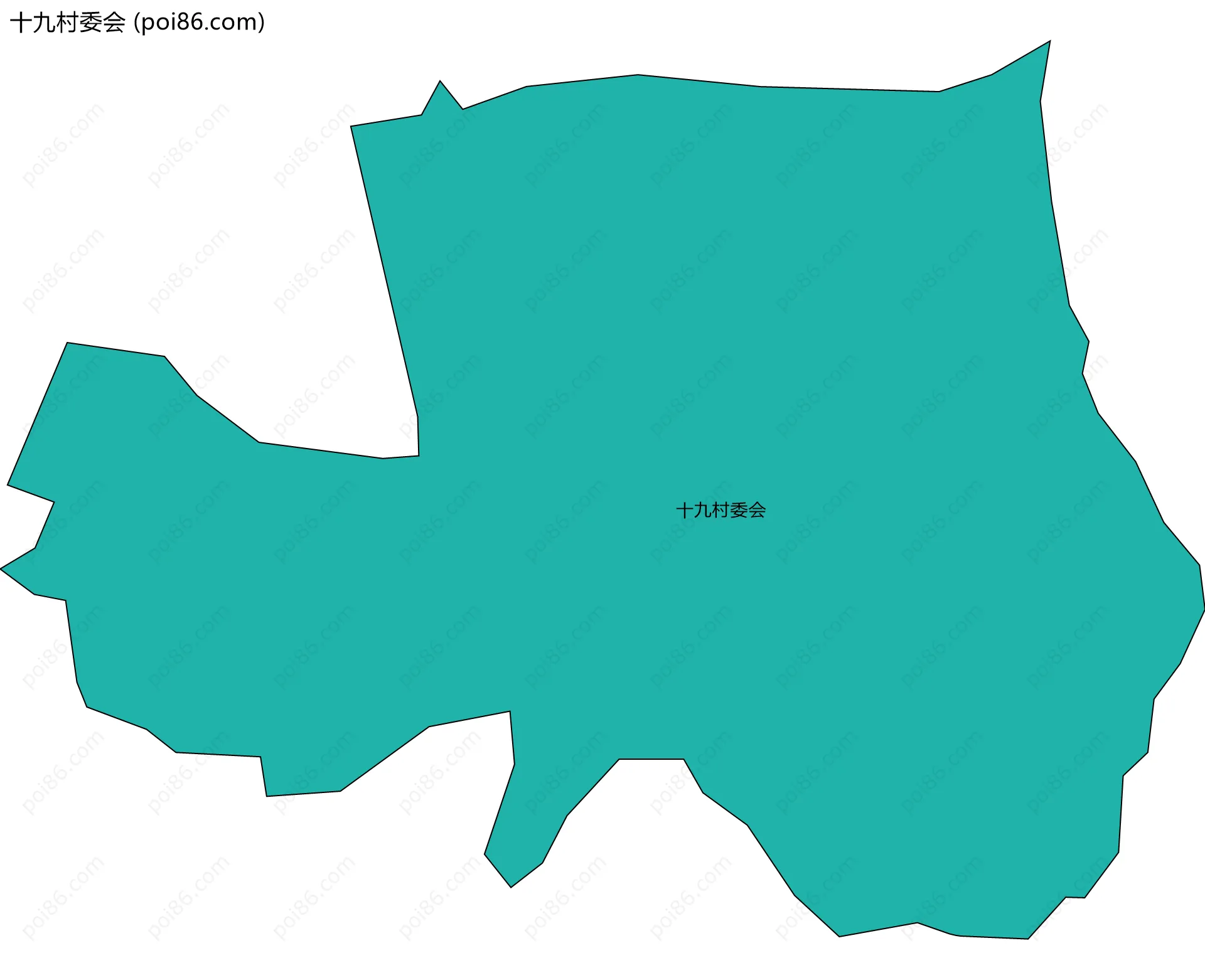 十九村委会边界地图