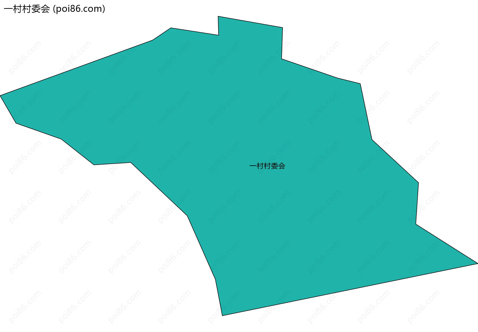一村村委会边界地图