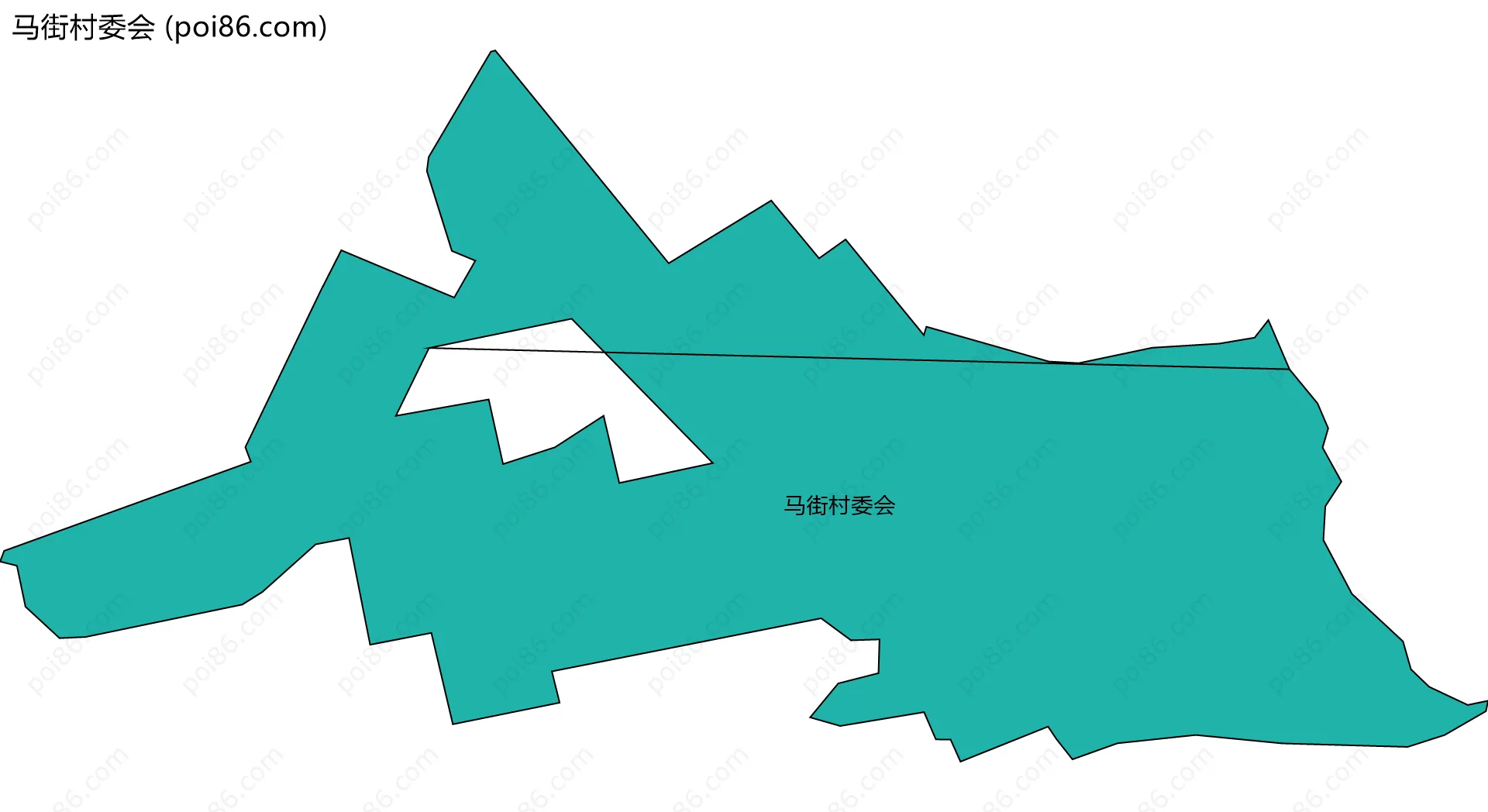 马街村委会边界地图