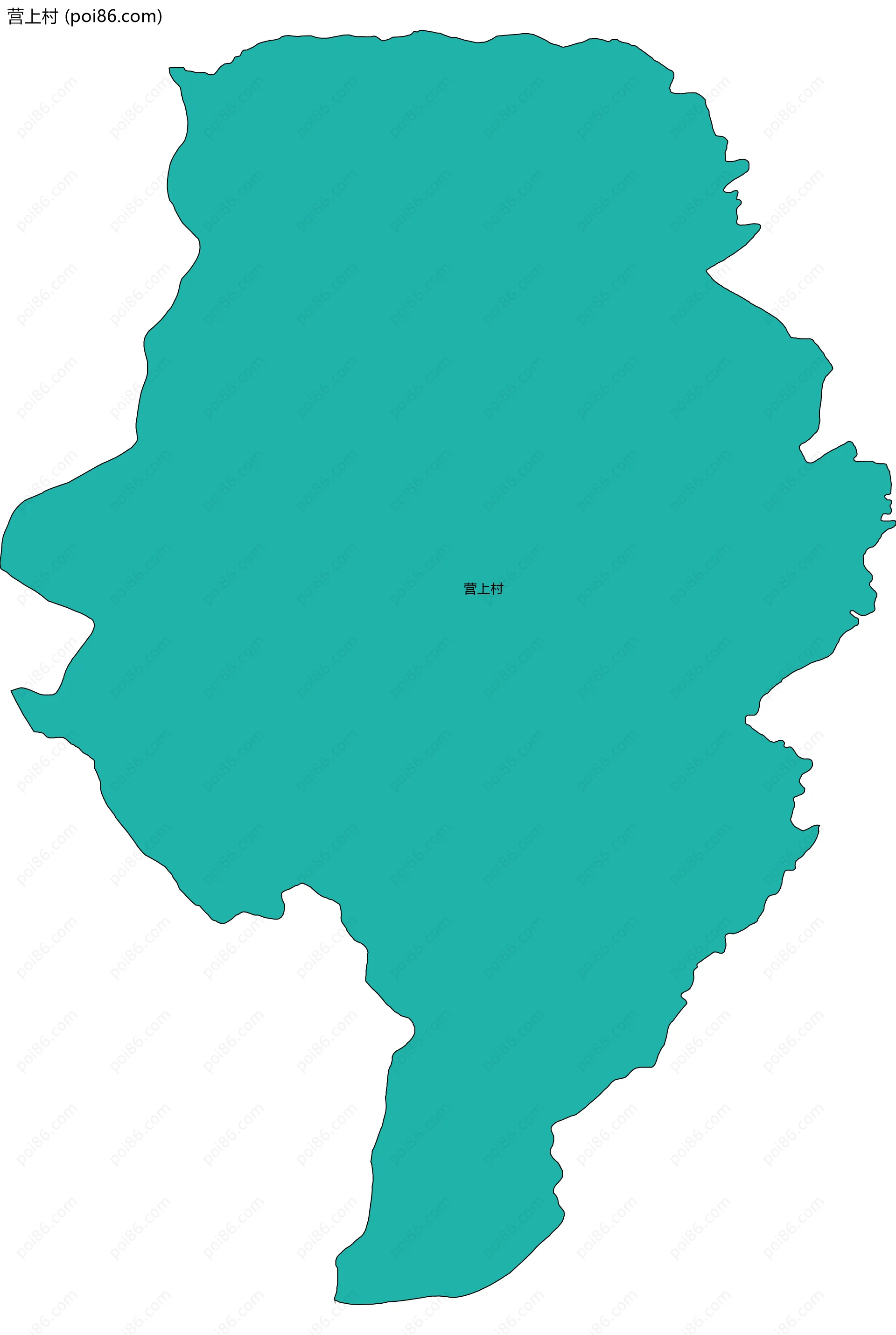 营上村边界地图