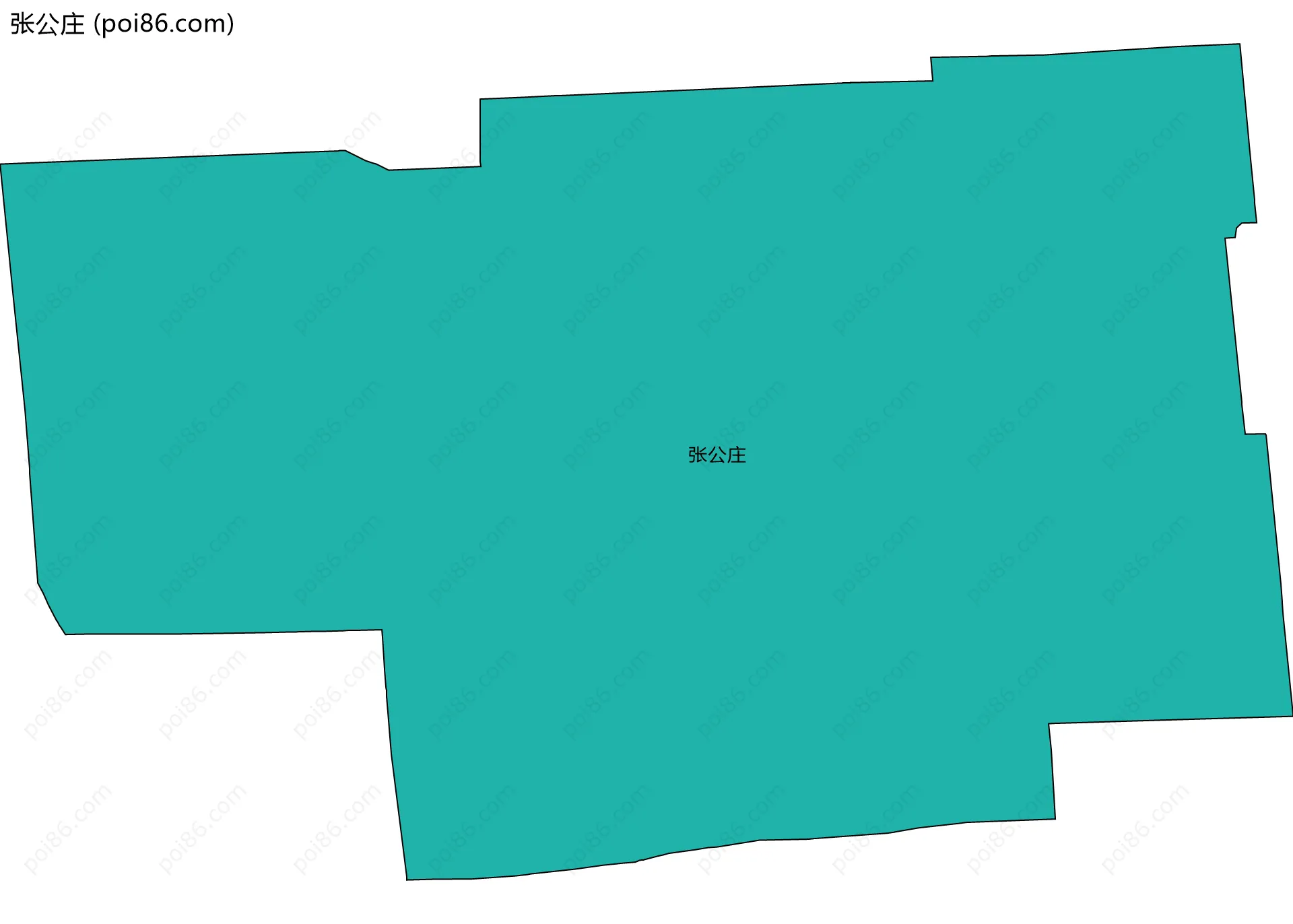 张公庄边界地图