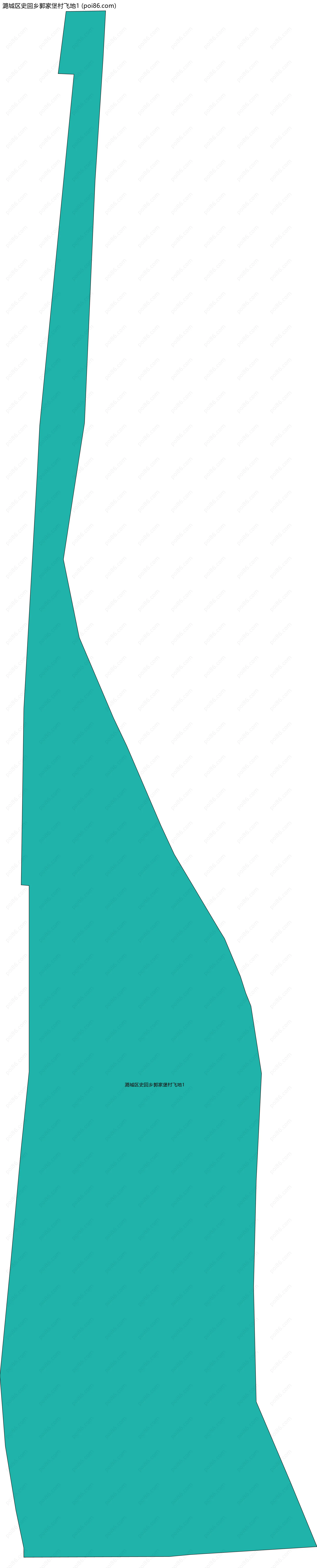 潞城区史回乡郭家堡村飞地1边界地图