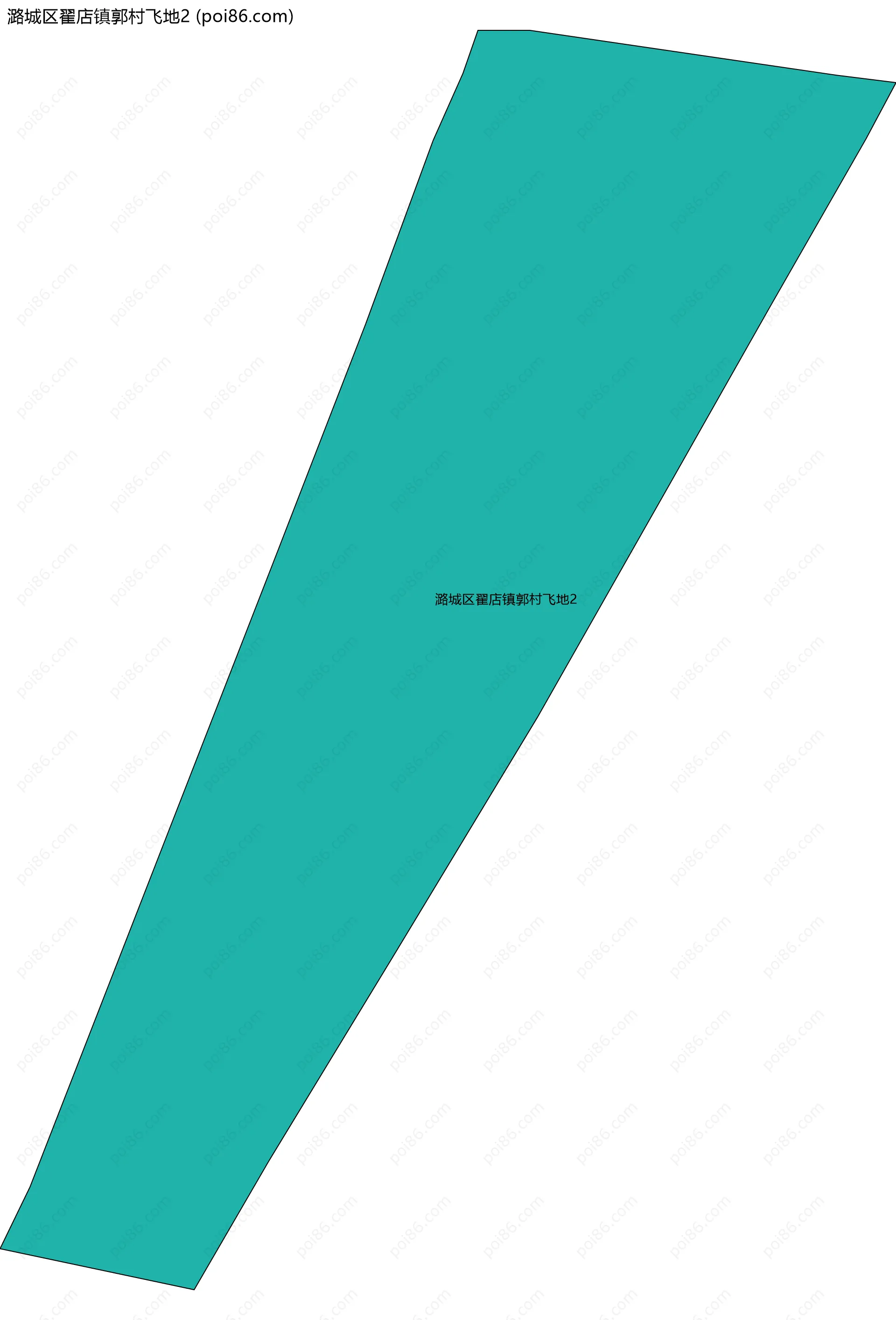 潞城区翟店镇郭村飞地2边界地图