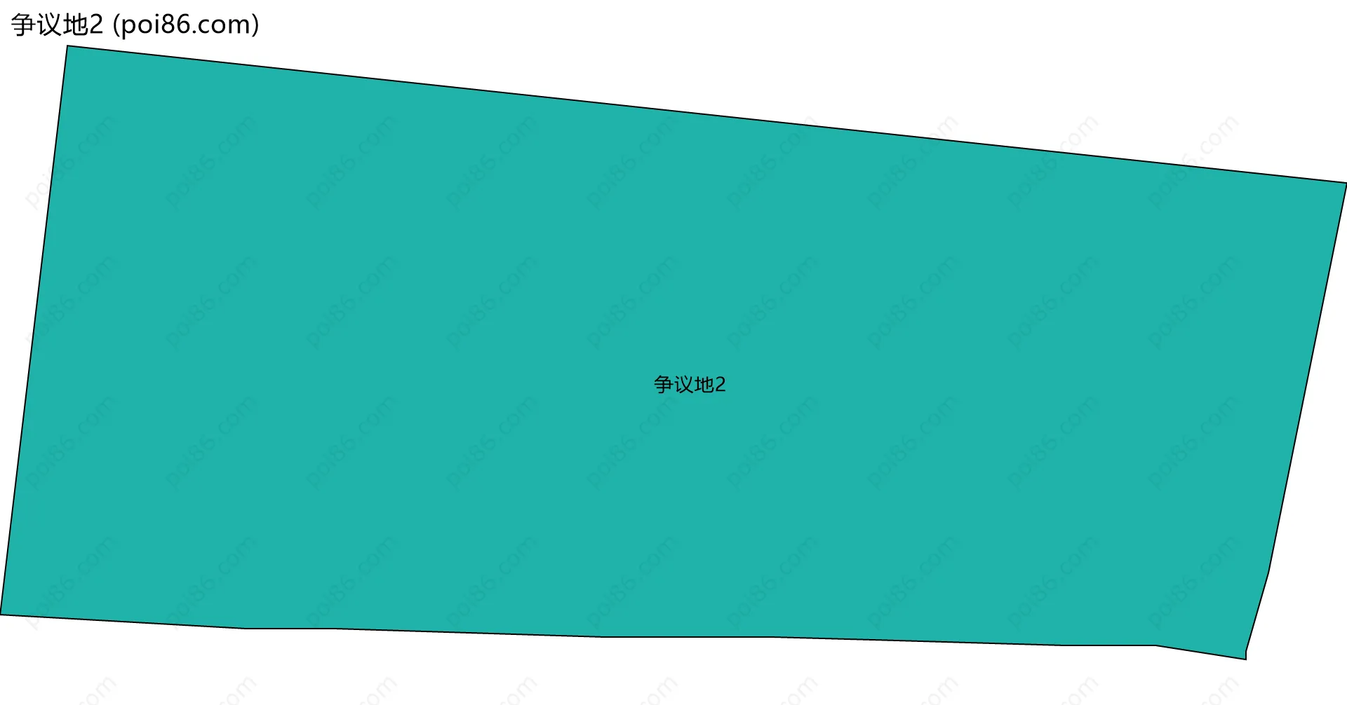 争议地2边界地图