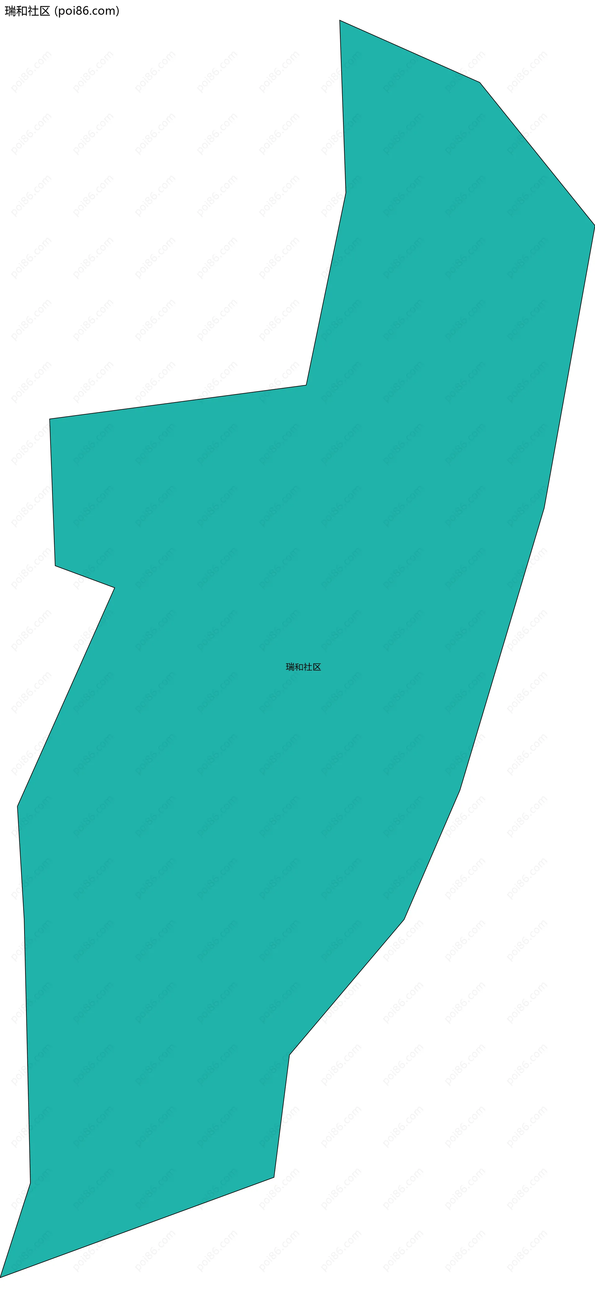 瑞和社区边界地图