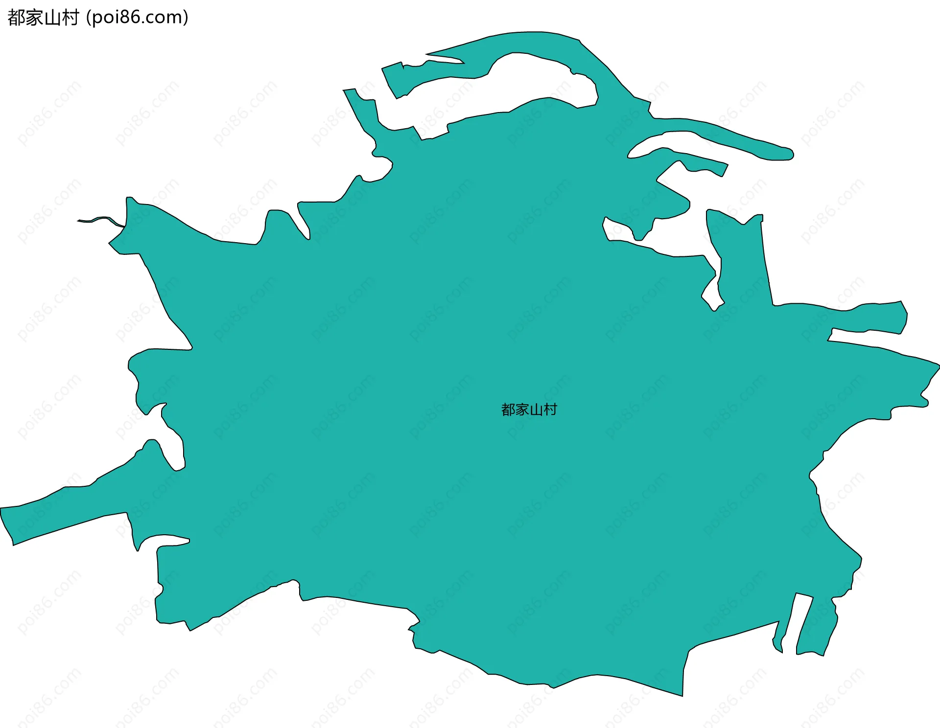 都家山村边界地图