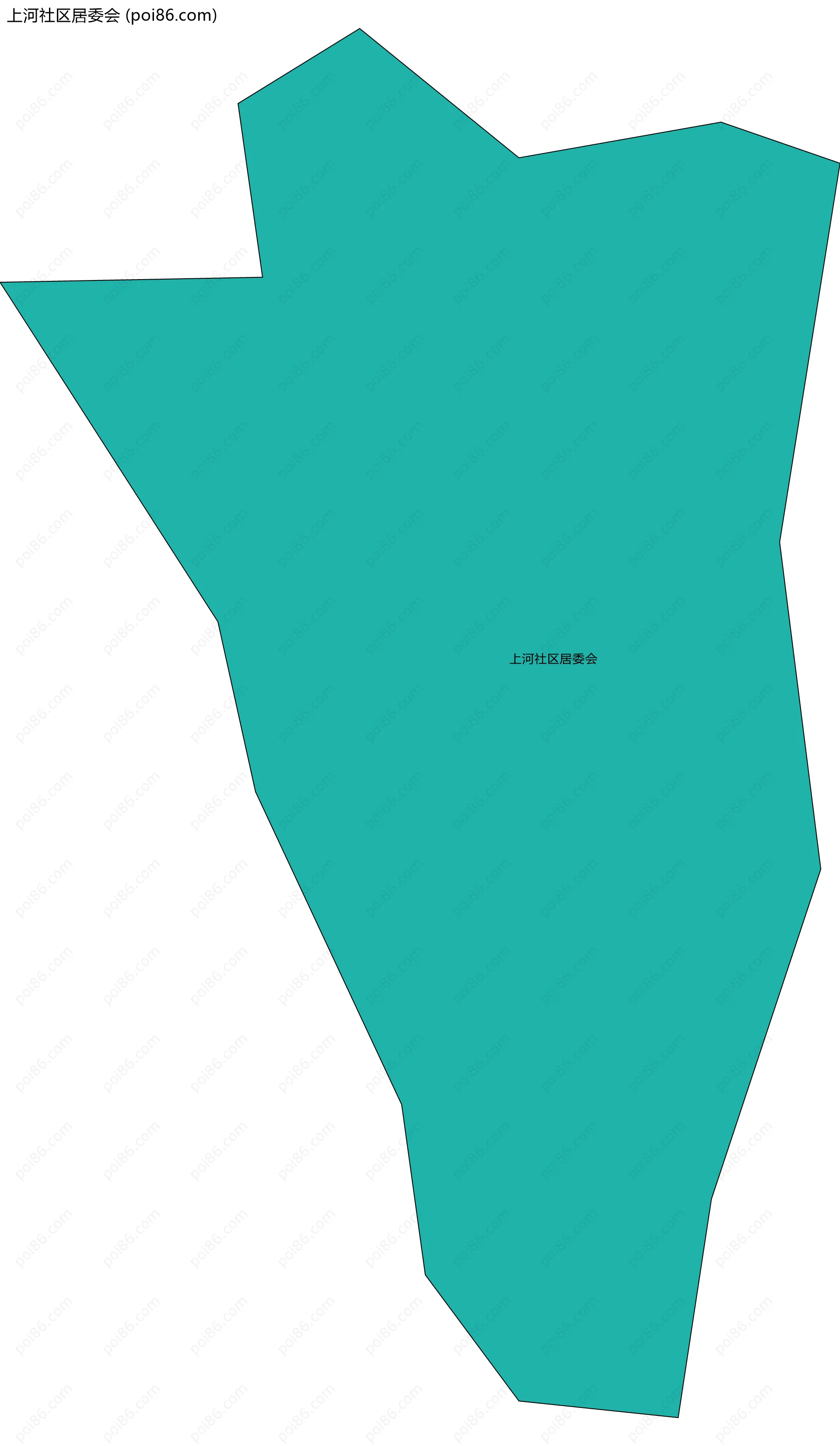 上河社区居委会边界地图