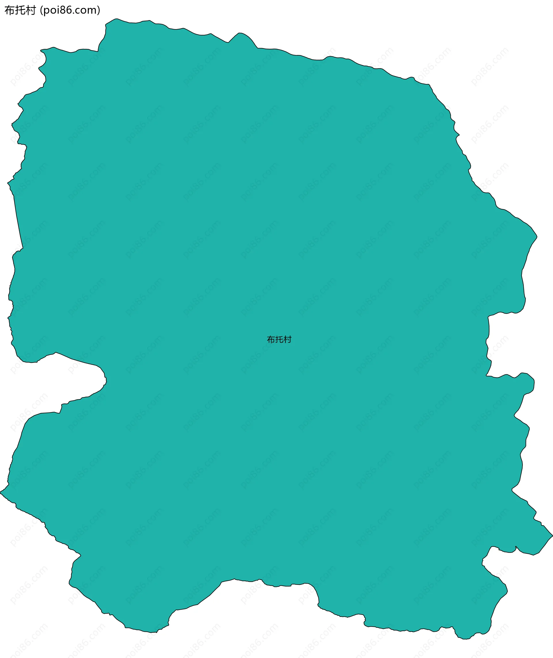 布托村边界地图