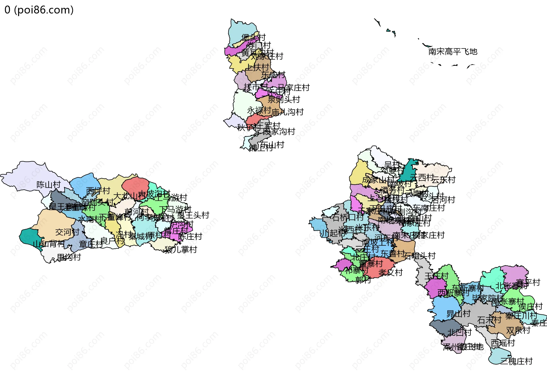 0边界地图(五级行政区划)