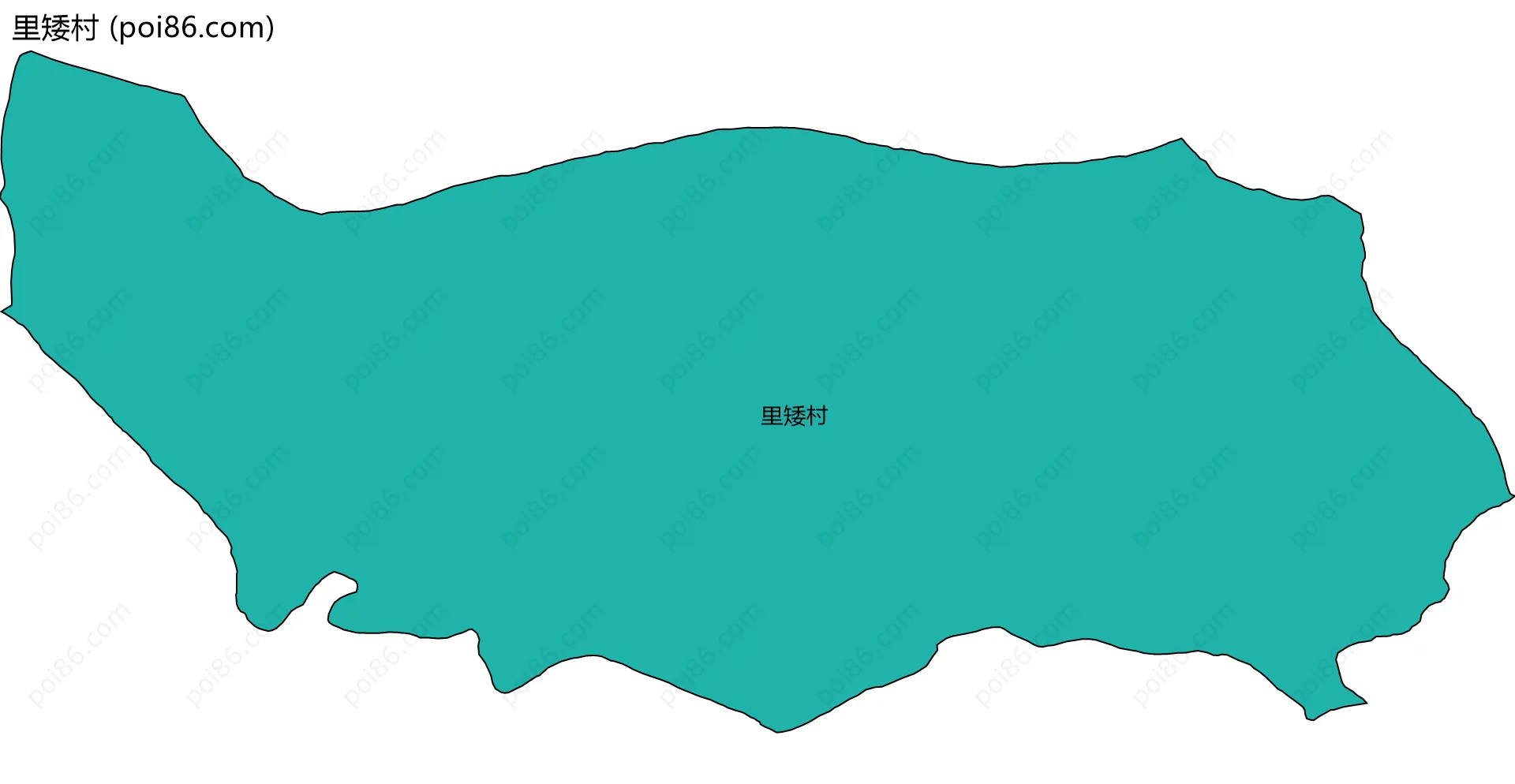 里矮村边界地图