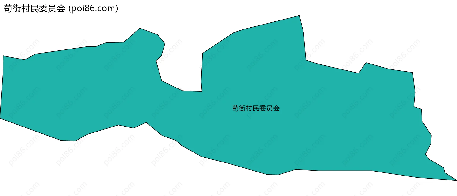 苟街村民委员会边界地图